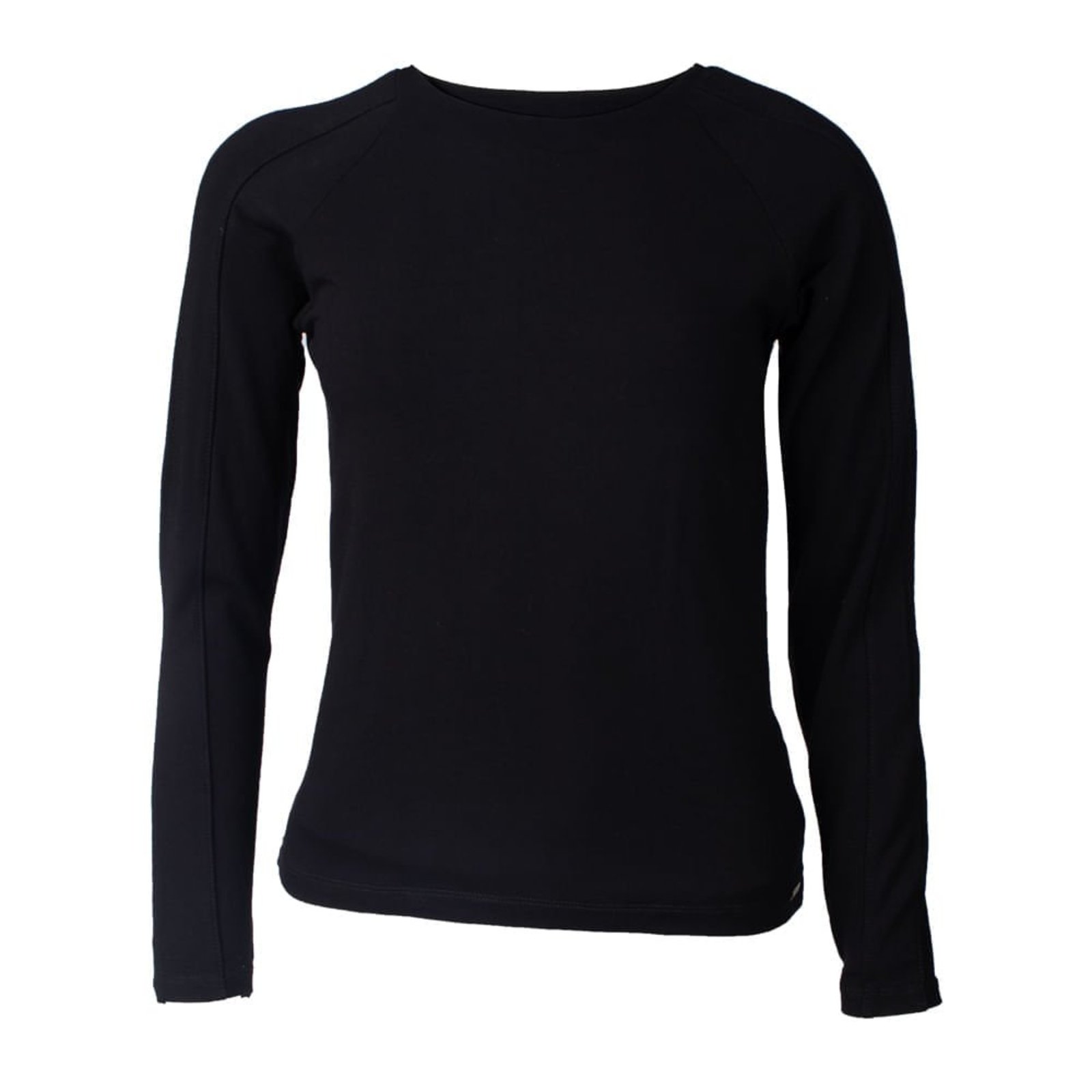 Vista 2 Blusa Feminina Giraffe Malha Básica preto Giraffe preto