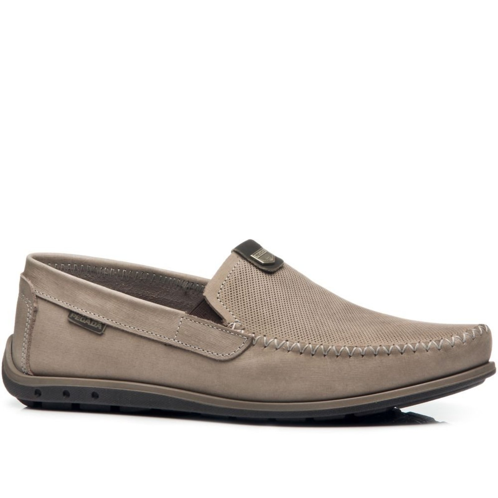 Mocassim Pegada Masculino em Couro Areia 141603-06 Mocassim Pegada Masculino em Couro Areia 141603-06 43