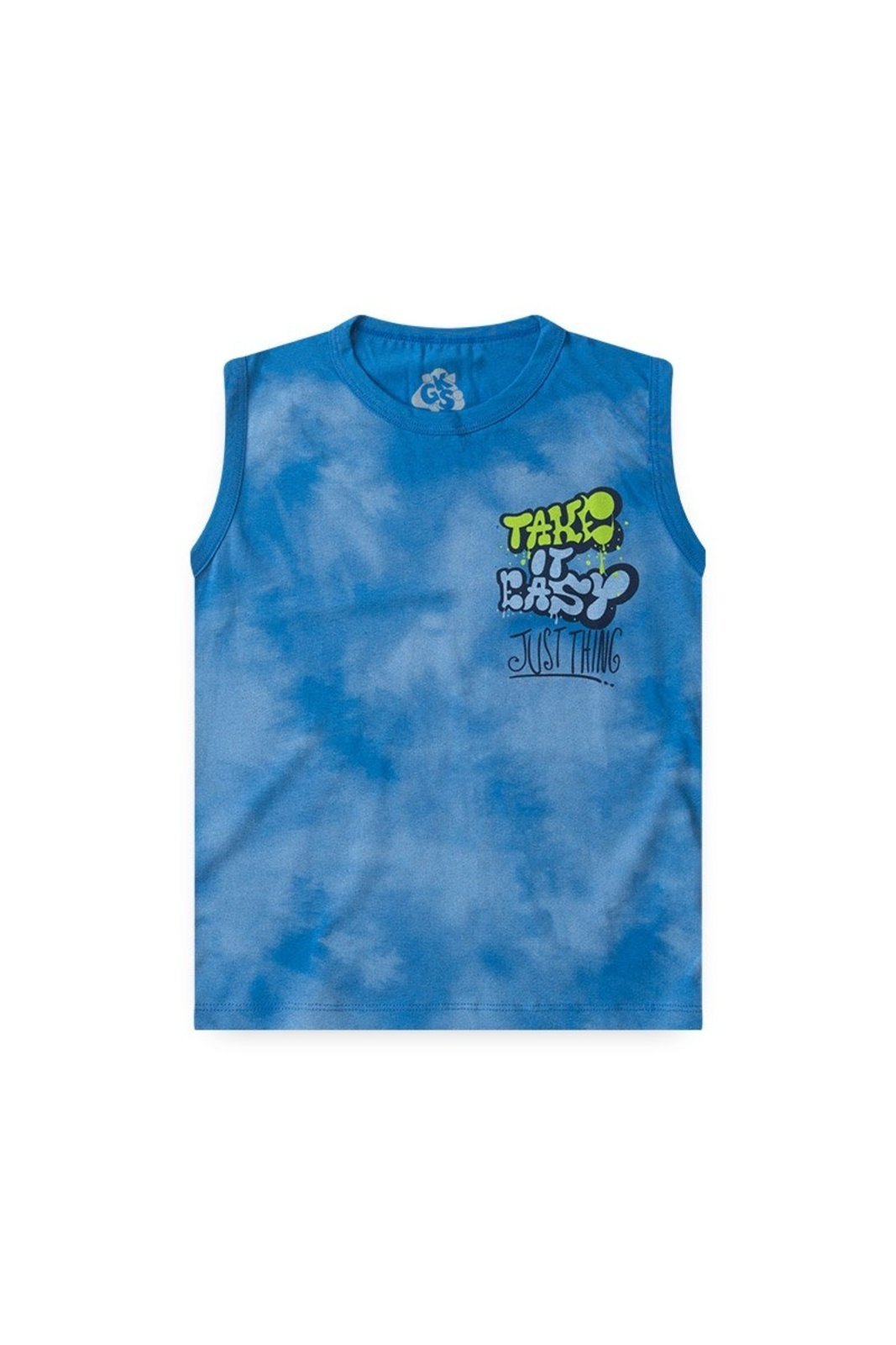 Vista 2 Infantil - Conjunto de Verão para Menino Regata e Bermuda Take GKS amarelo GKS amarelo