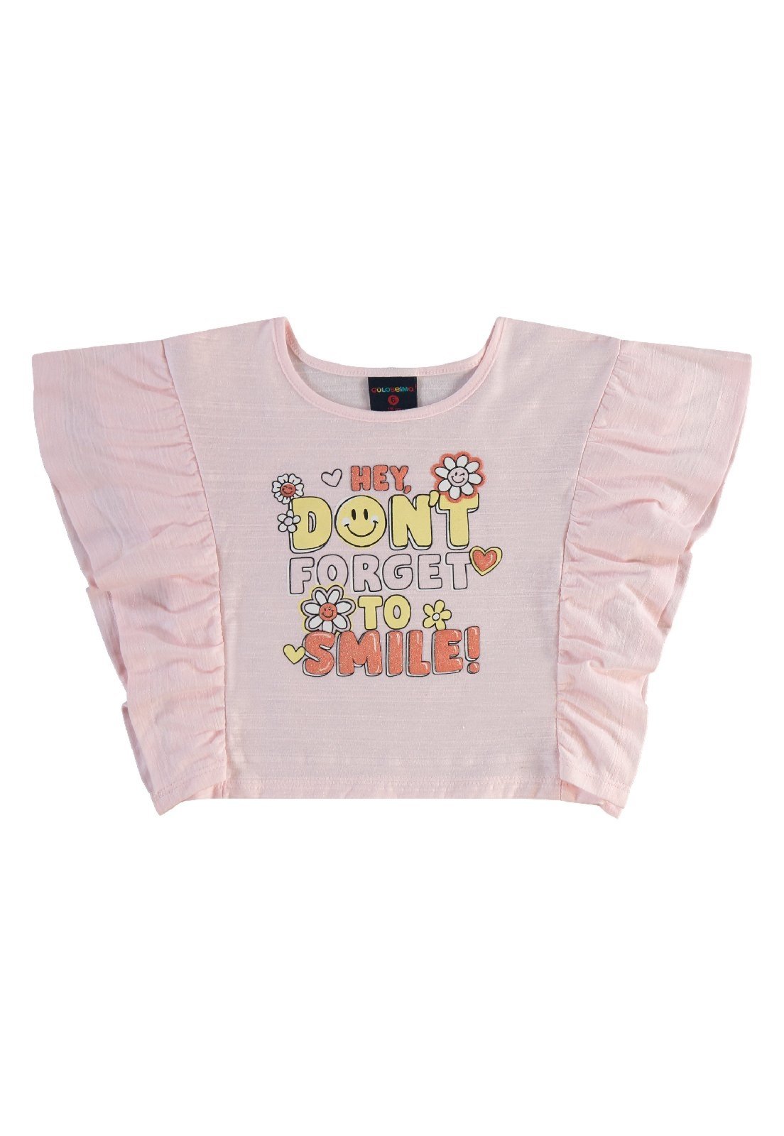 Vista 3 Infantil - Conjunto Blusa e Short para Menina Guloseima amarelo GULOSEIMA amarelo