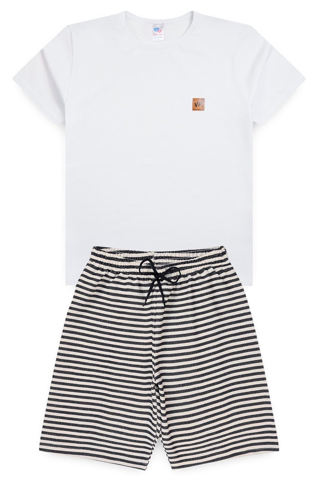 Infantil - Conjunto Juvenil Verão Masculino Básico Vitrine Madri