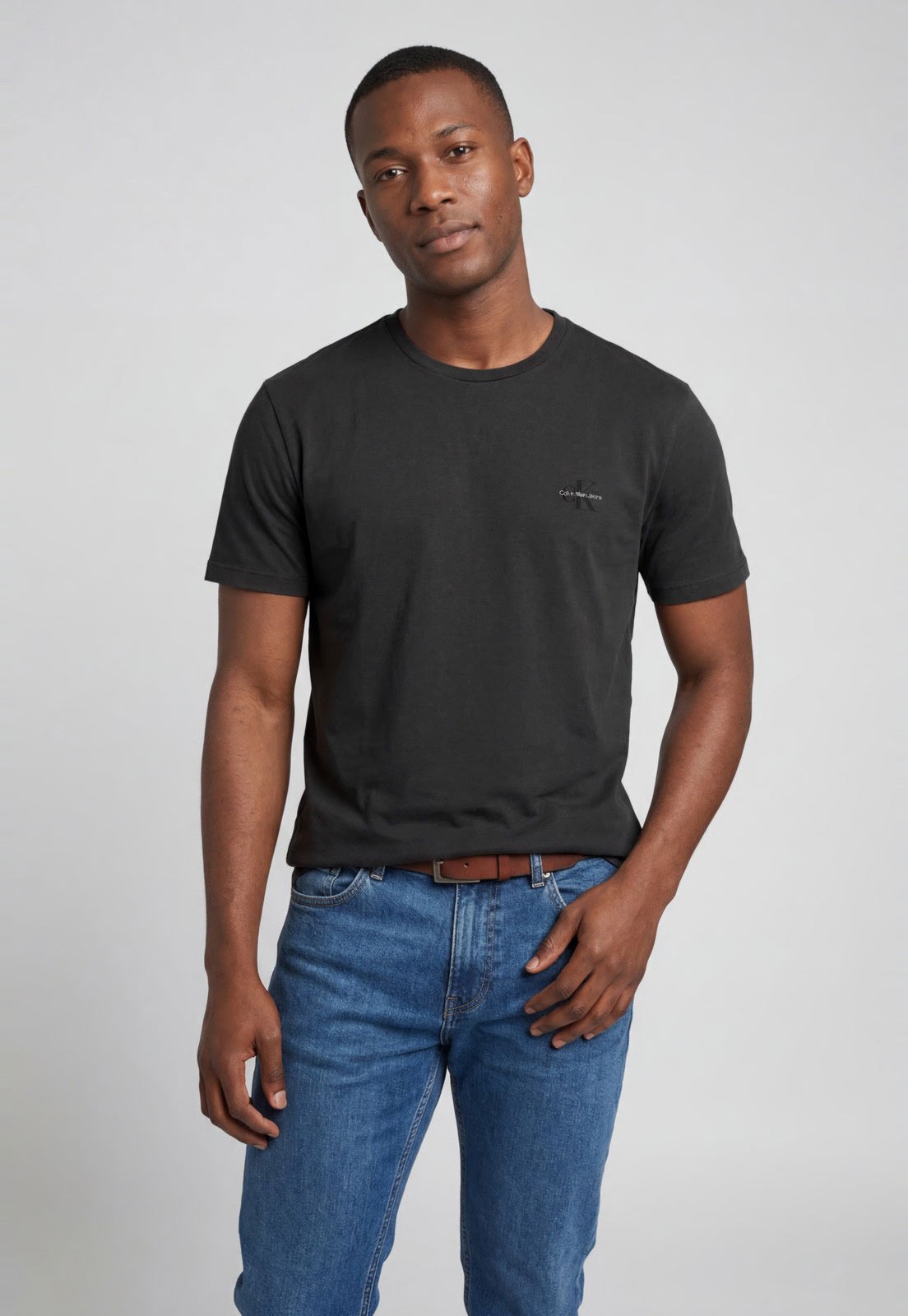 Camiseta Masculina Calvin Klein Jeans Grafite