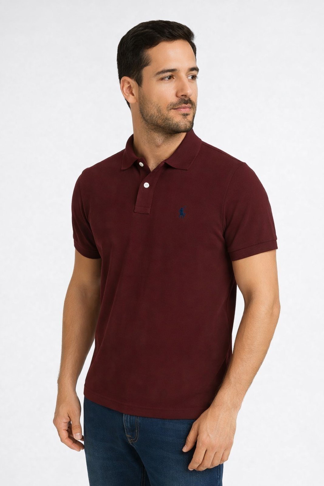 Camiseta Polo D Bell Outlet Fashion Masculina Vinho