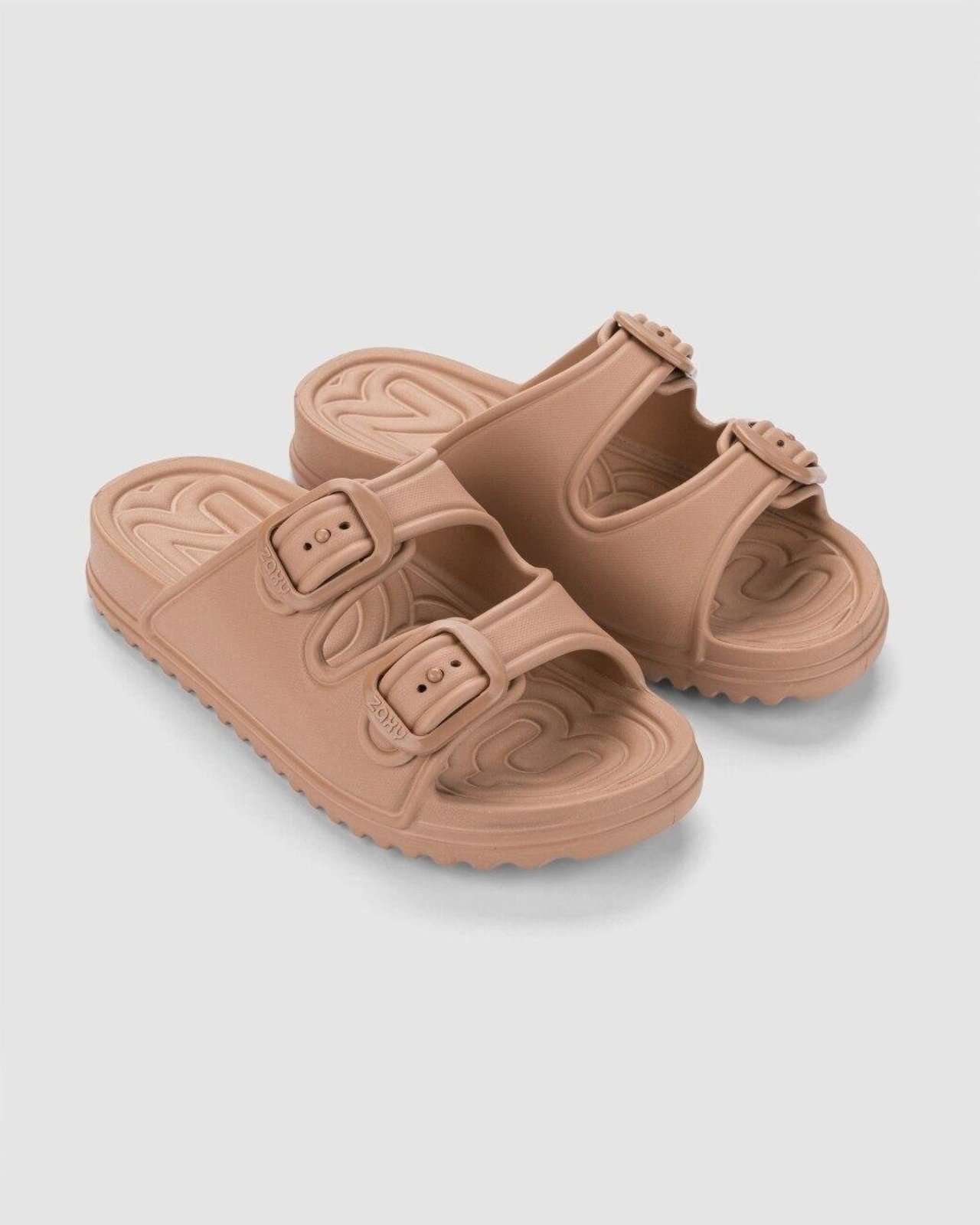 Chinelo Slide Feminino Zaxy Partner Air Marrom