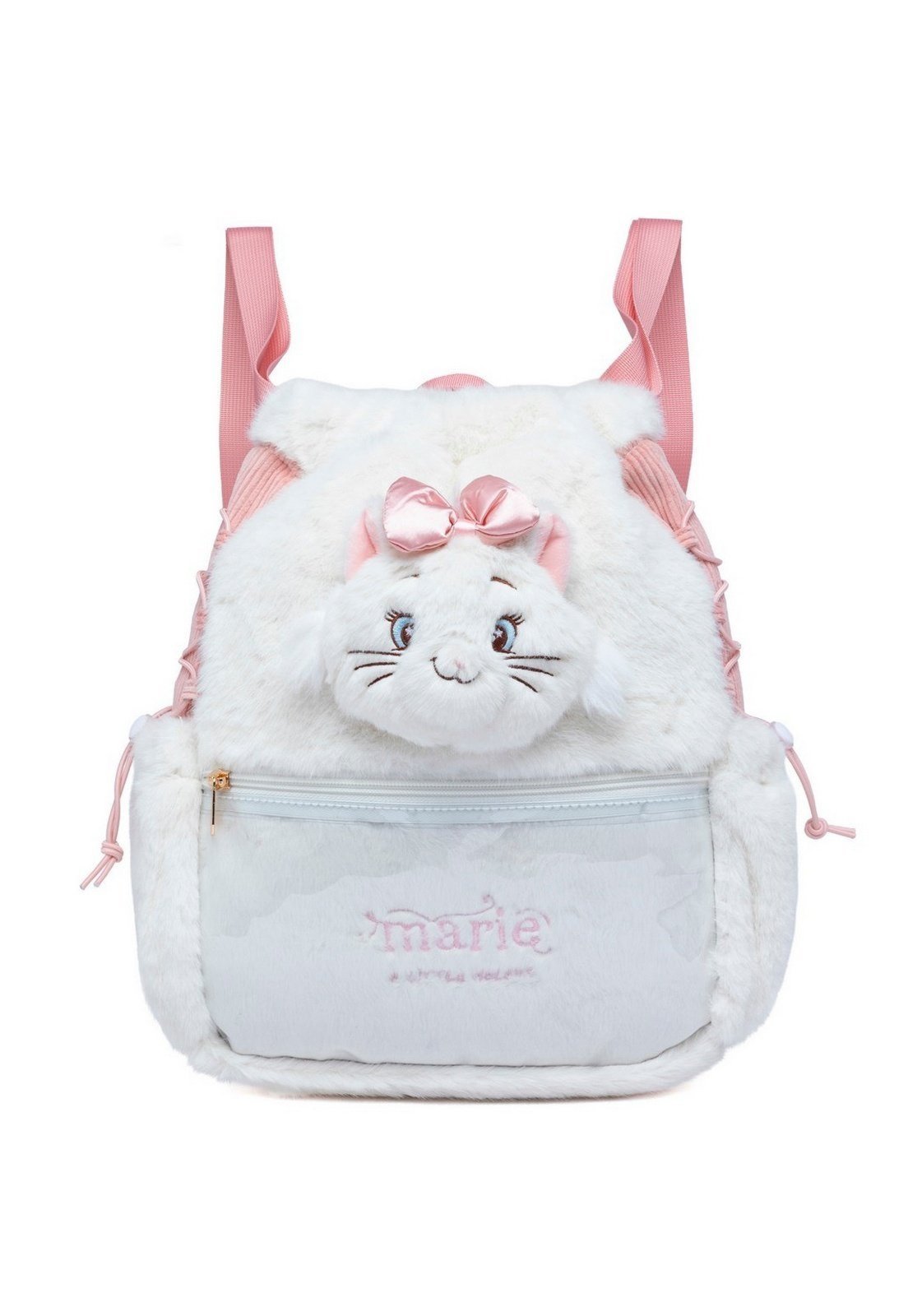 Infantil - Mochila Gata Marie Macia Alça Reforçada Disney