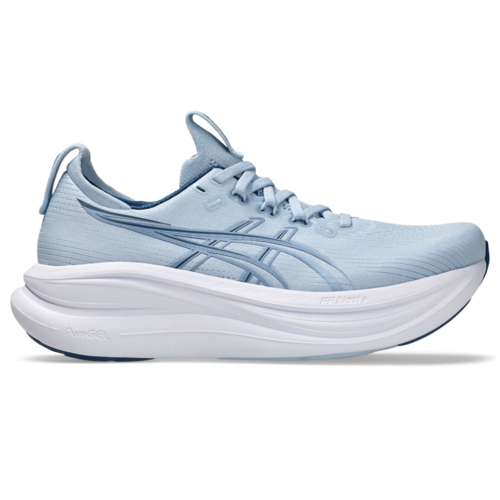 Tênis ASICS GEL Nimbus 28 - Feminino - Azul/Azul