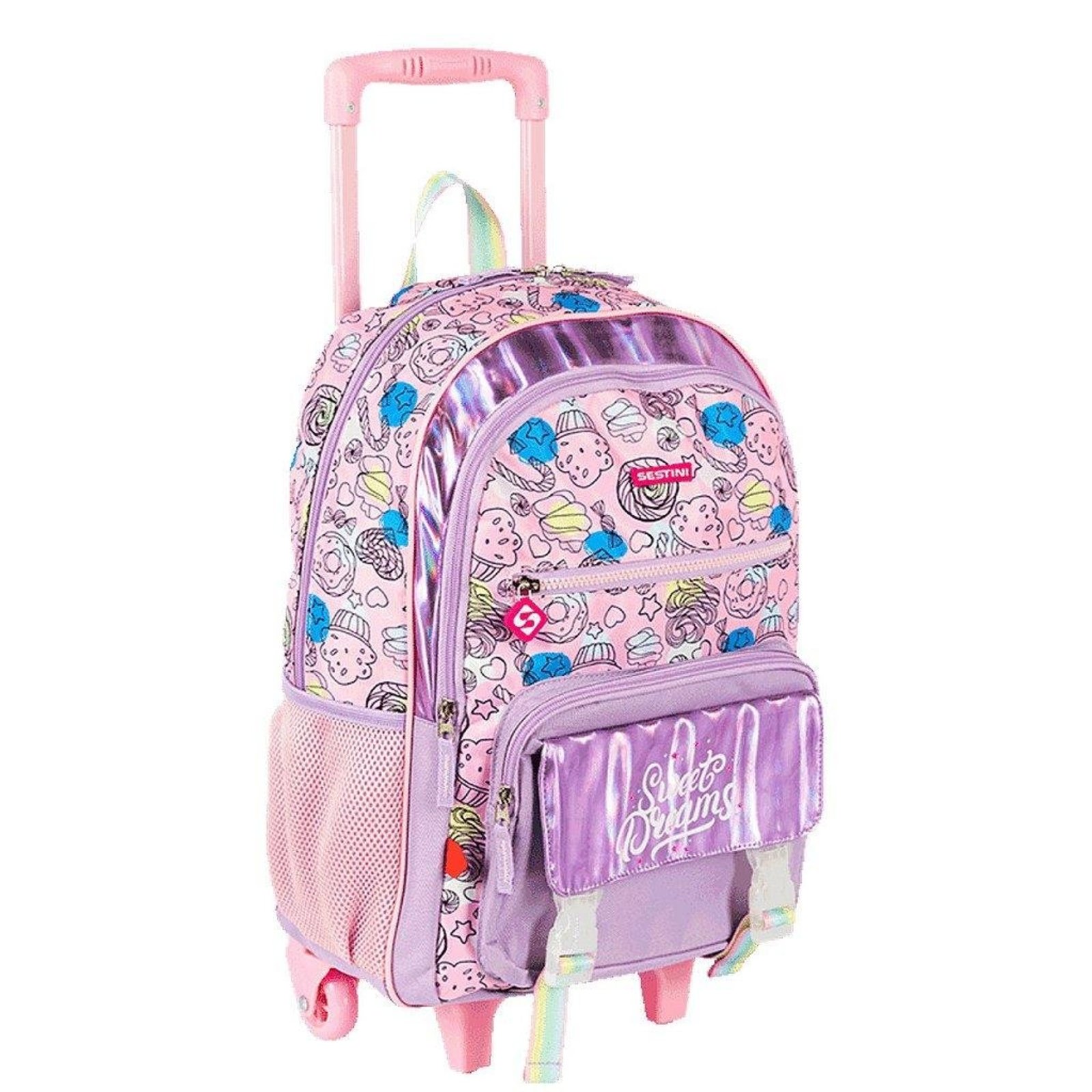 Infantil - Mochila Sestini Com Rodinha Grande Sestini Y Dreams Colorido