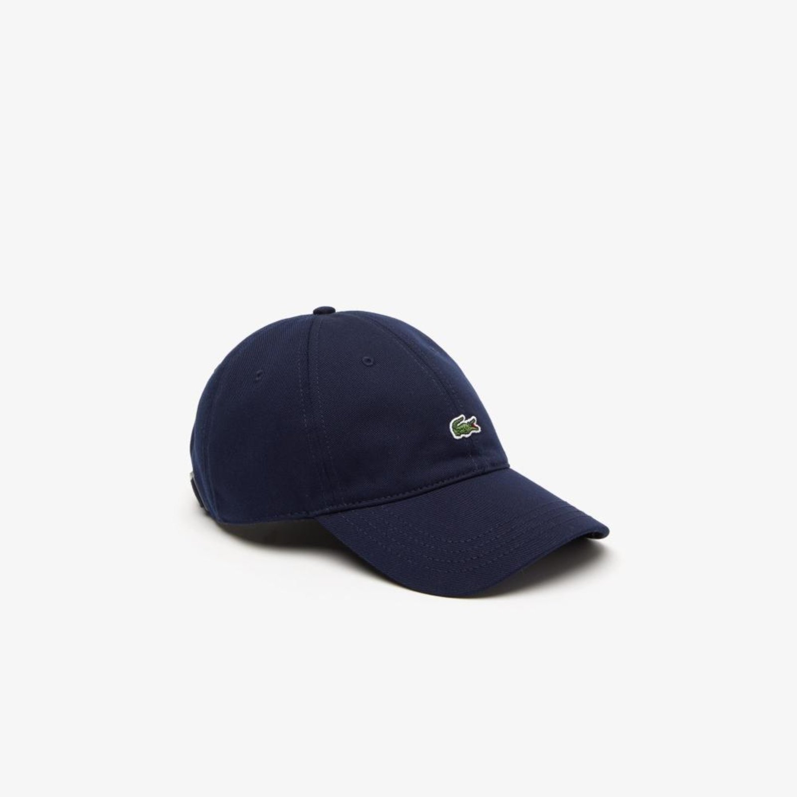 Vista 3 Boné Lacoste Lacoste unissex em Sarja de Algodão Orgânico Lacoste azul