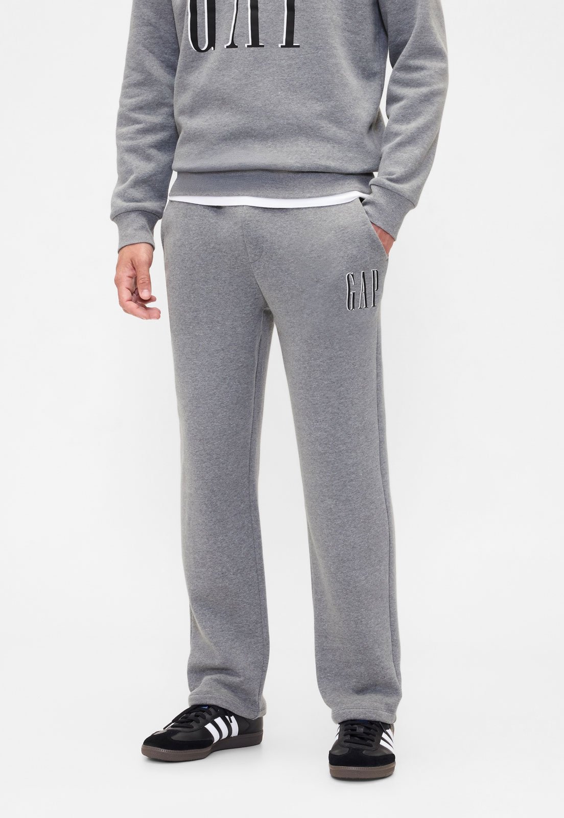 Calça Masculina GAP Ajuste Regular Cinza