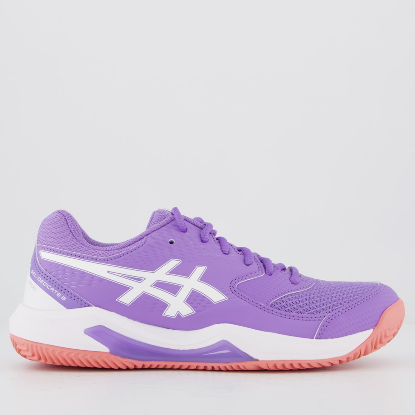 Tênis Asics Gel Dedicate 8 Padel Feminino Lilás
