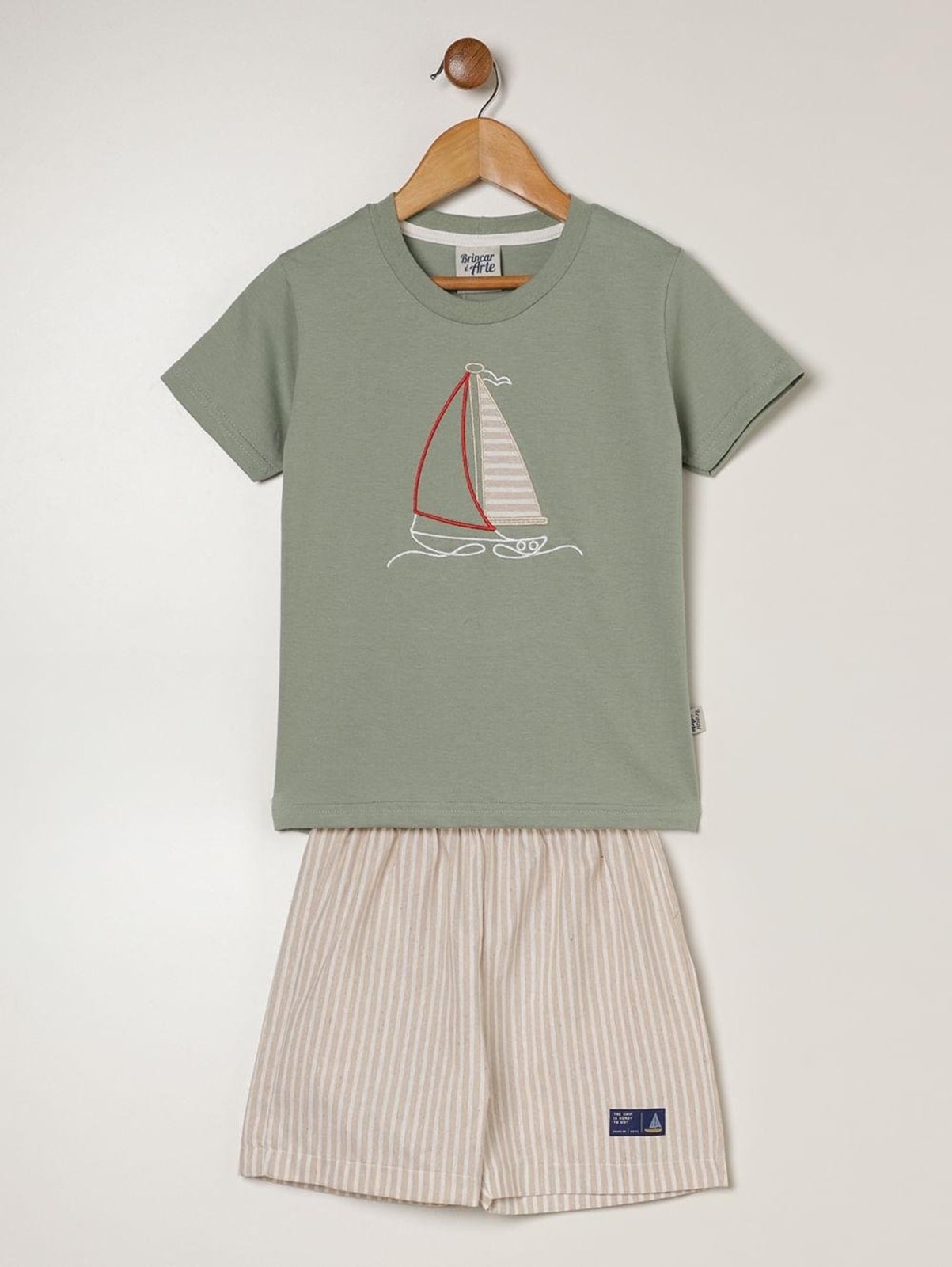 Infantil - Conjunto Curto Para Menino - VERDE