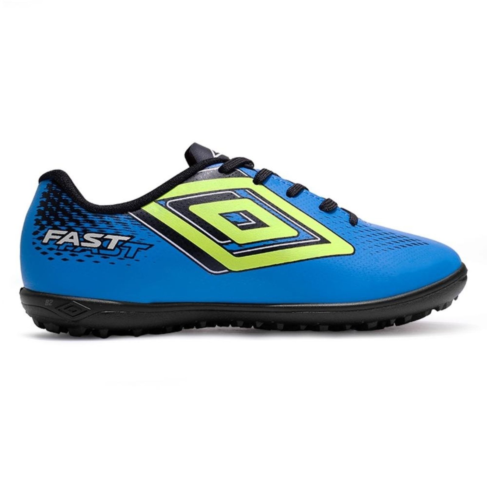 Chuteira Society Umbro Fast II Jr Azul