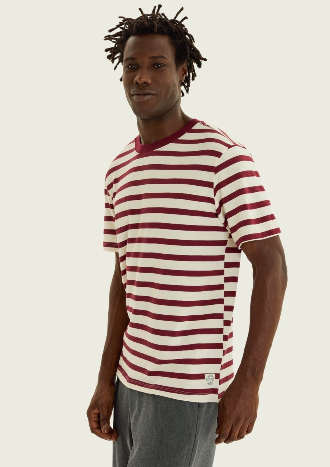 Camiseta Masculina Fio Tinto Listrada Hering