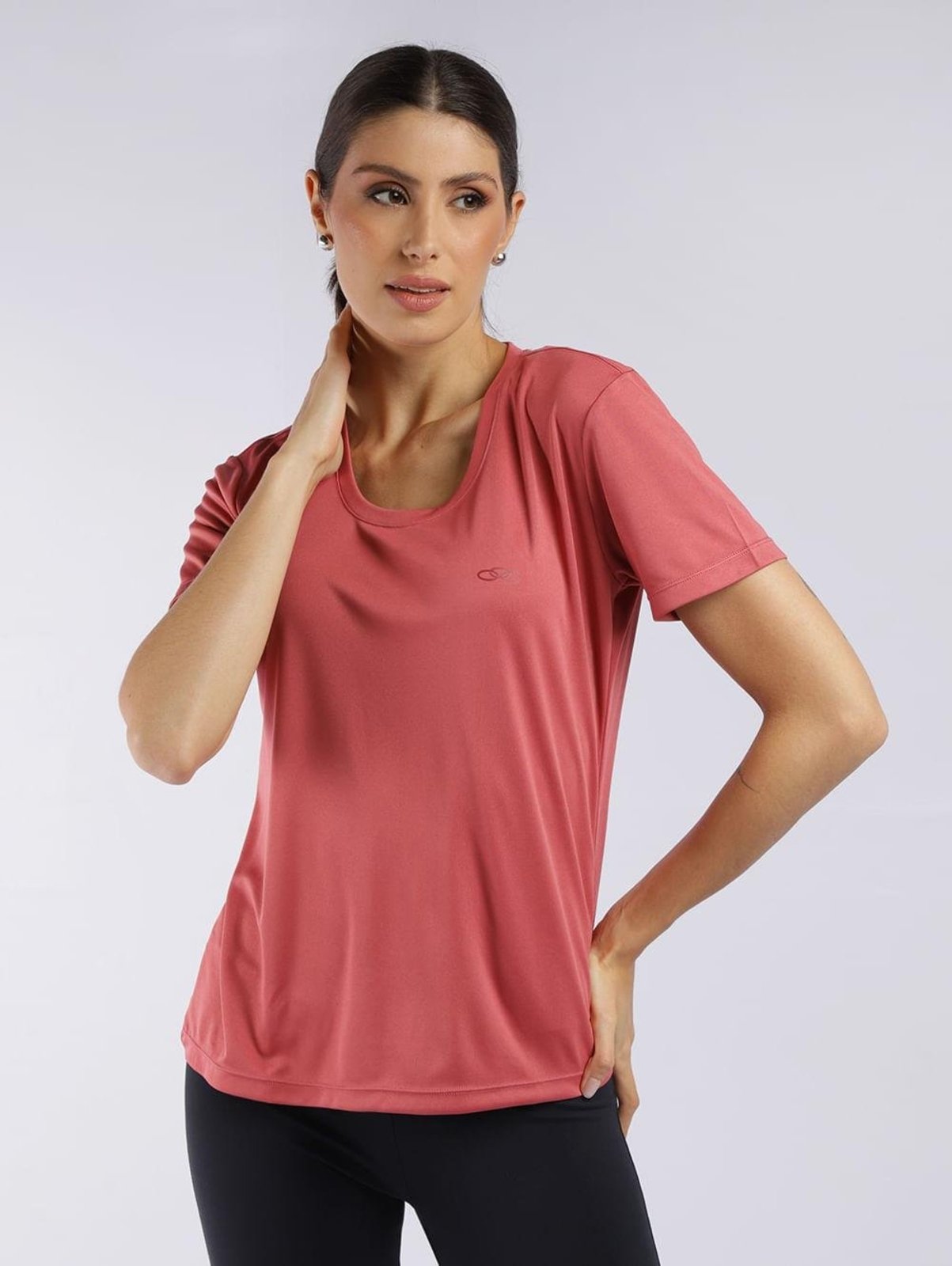 Camiseta T-shirt Essential Olympikus Feminina ROSA