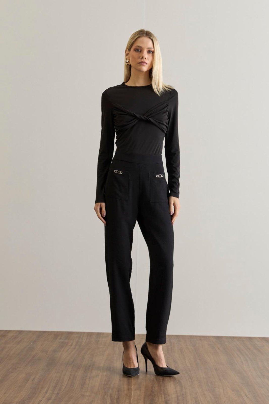 Calça De Onça Carlota Costa Preto