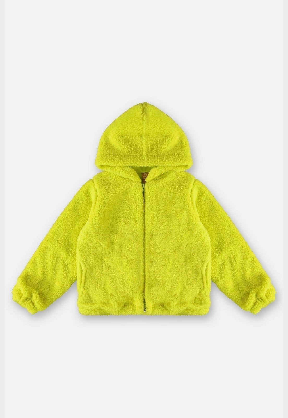 Infantil – Jaqueta em Material Sintético Unissex Up Baby Amarelo