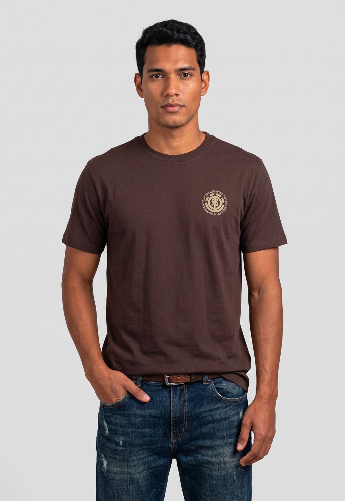 Camiseta Masculina Element Seal BP Marrom