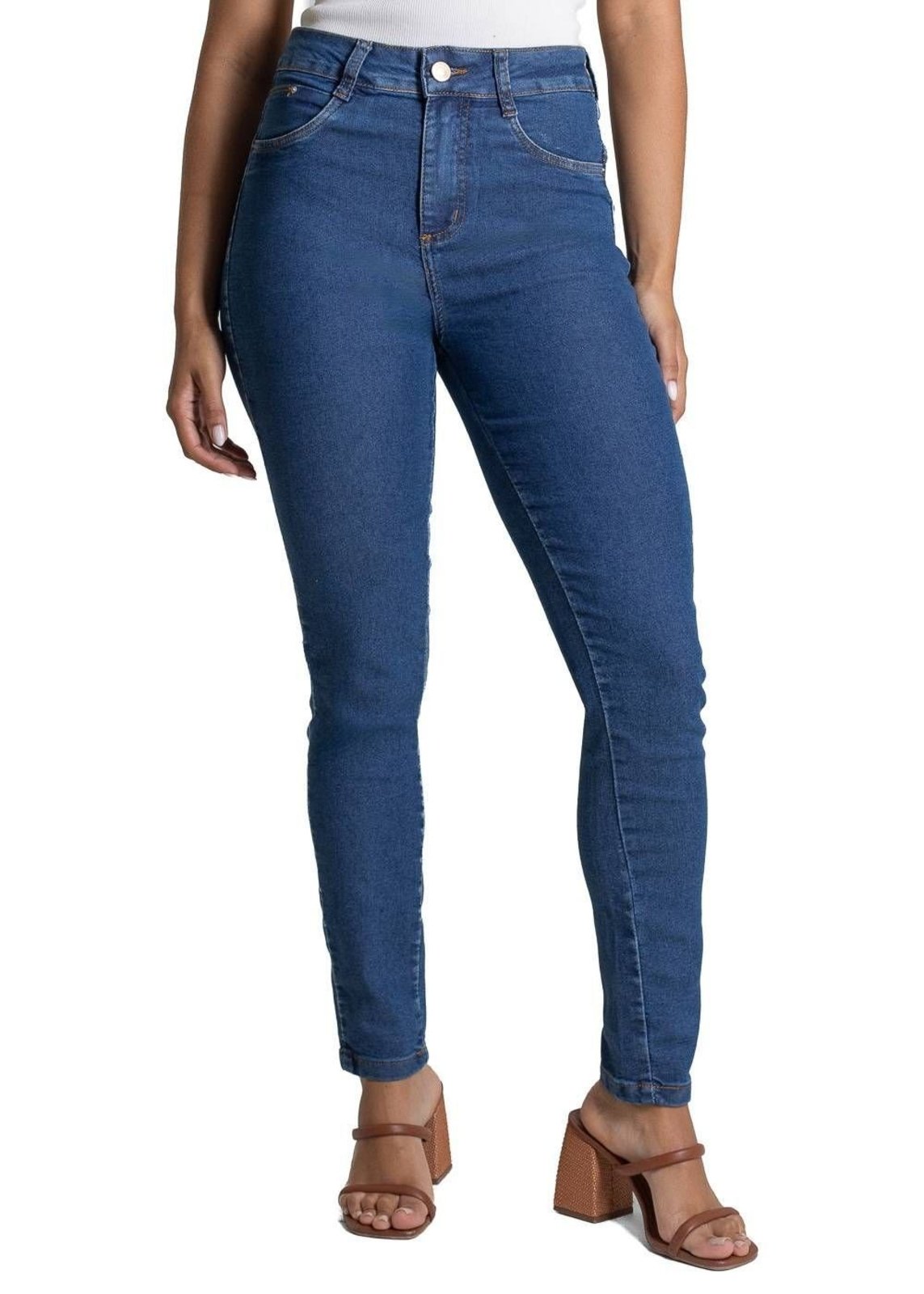 Calça jeans Sawary Heart - 282227 - Azul - Sawary