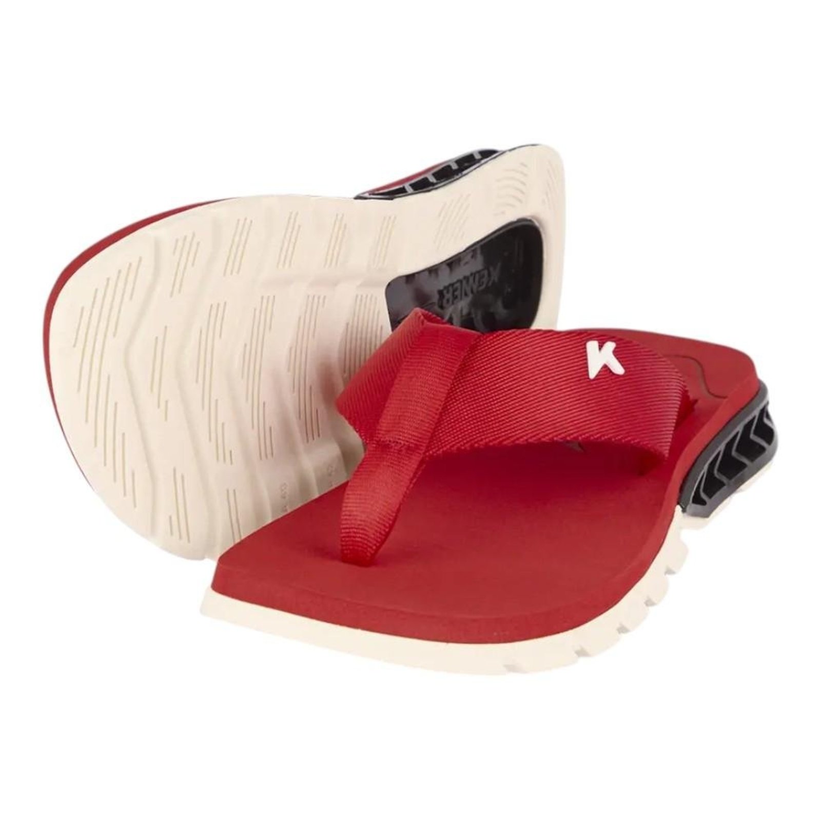 Chinelo Kenner Rakka Vermelho e Off White Masculino Vermelho