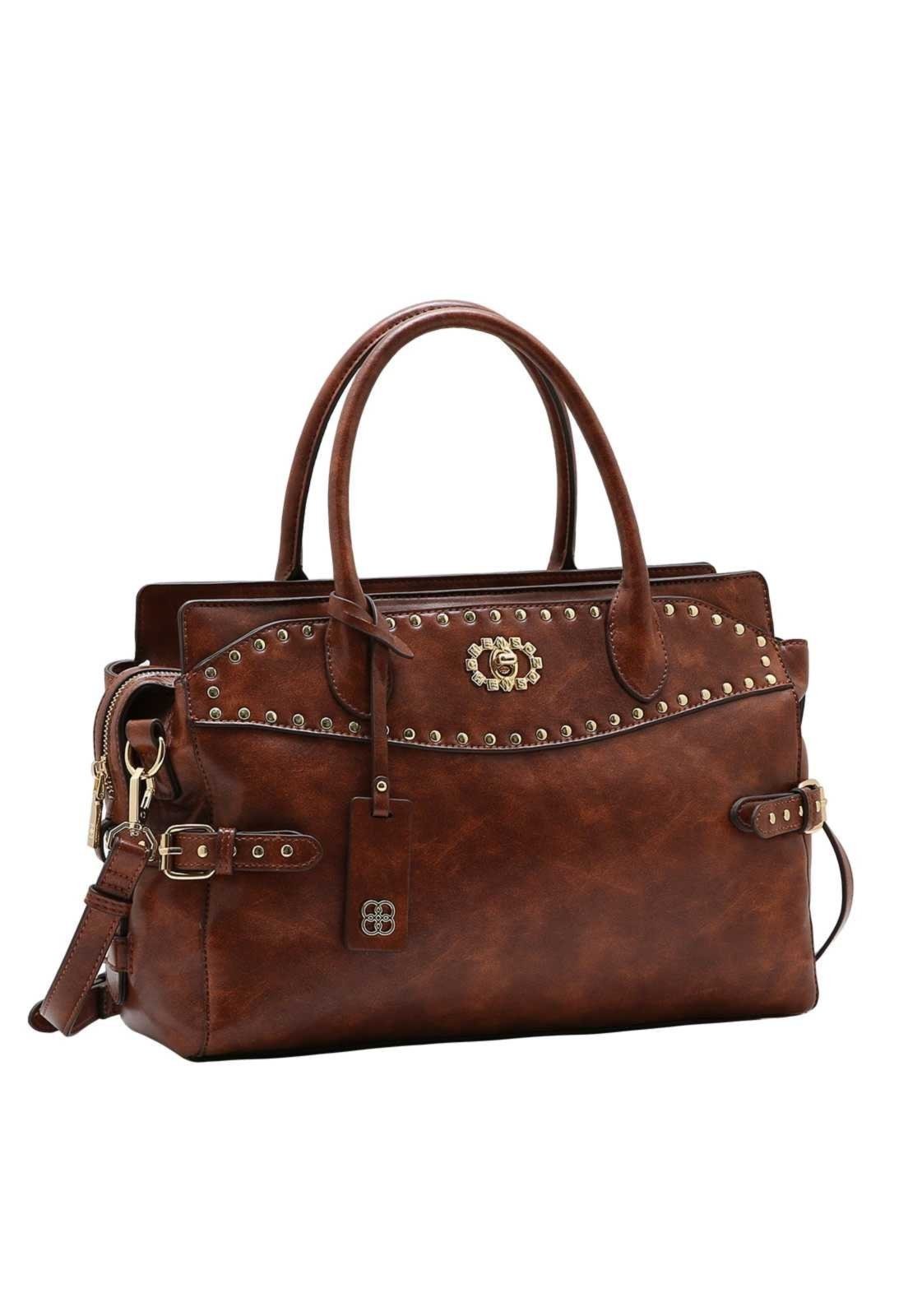 Bolsa Feminina Chenson Mão Boho Chic 3485838 Marrom