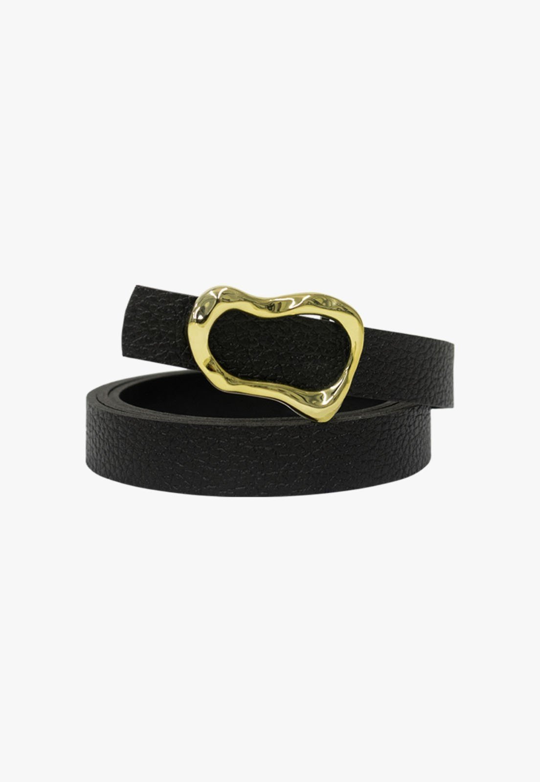 Infantil – Cinto Slim Fivela Organica Pópidi Menina Preto