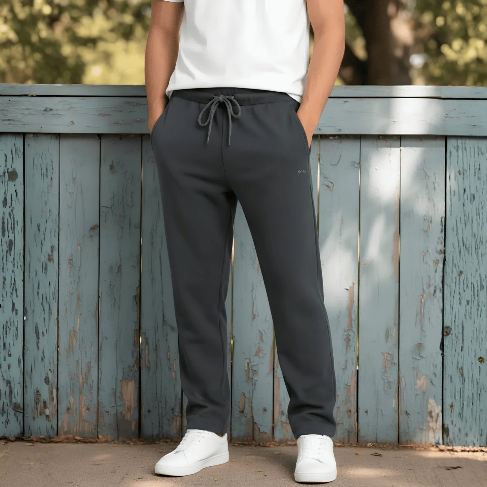 Calça Moletom Pelúcia Masculina Reta Hangar 33