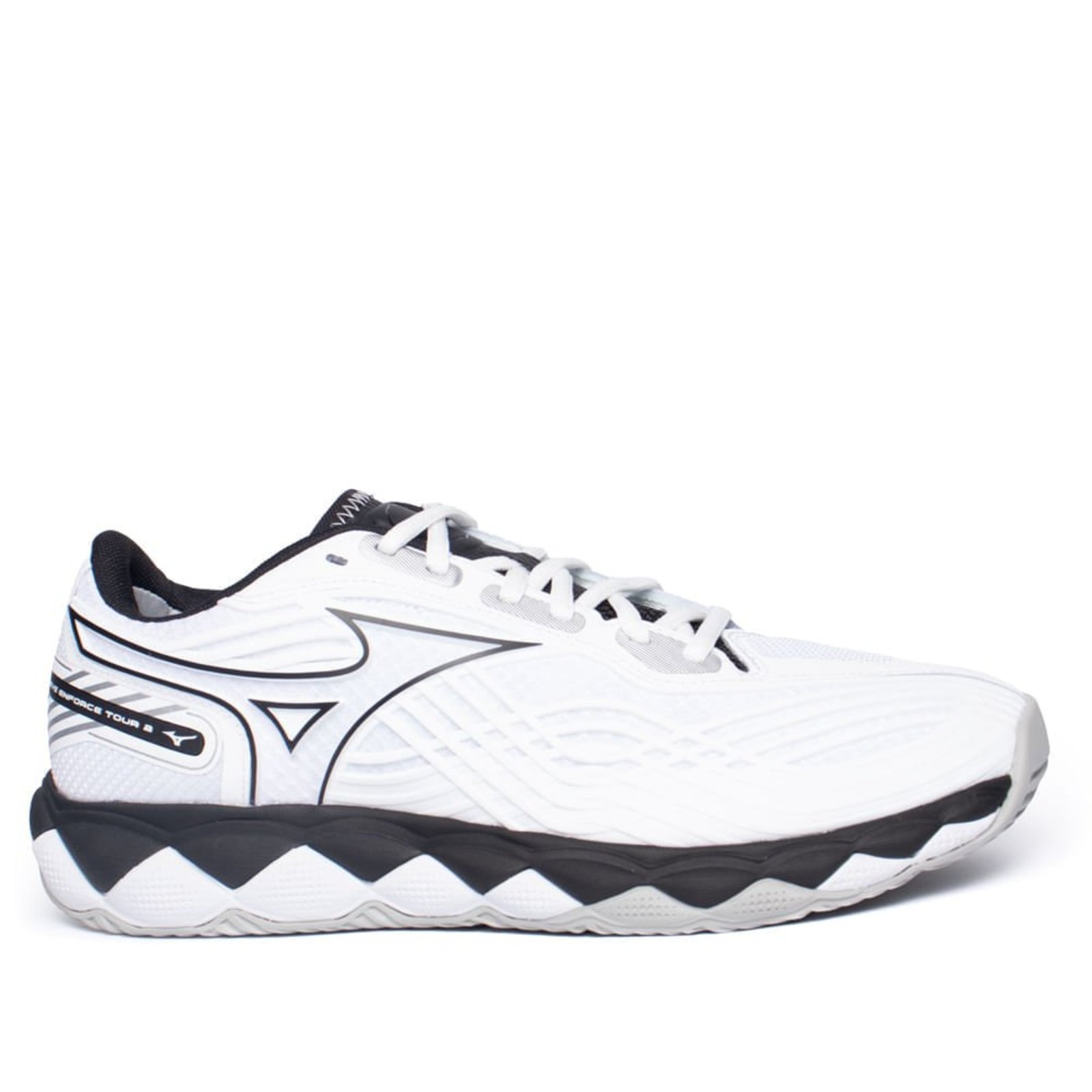 Tênis Masculino Mizuno Wave Enforce Tour 2 Esporte Tênis Branco/Preto