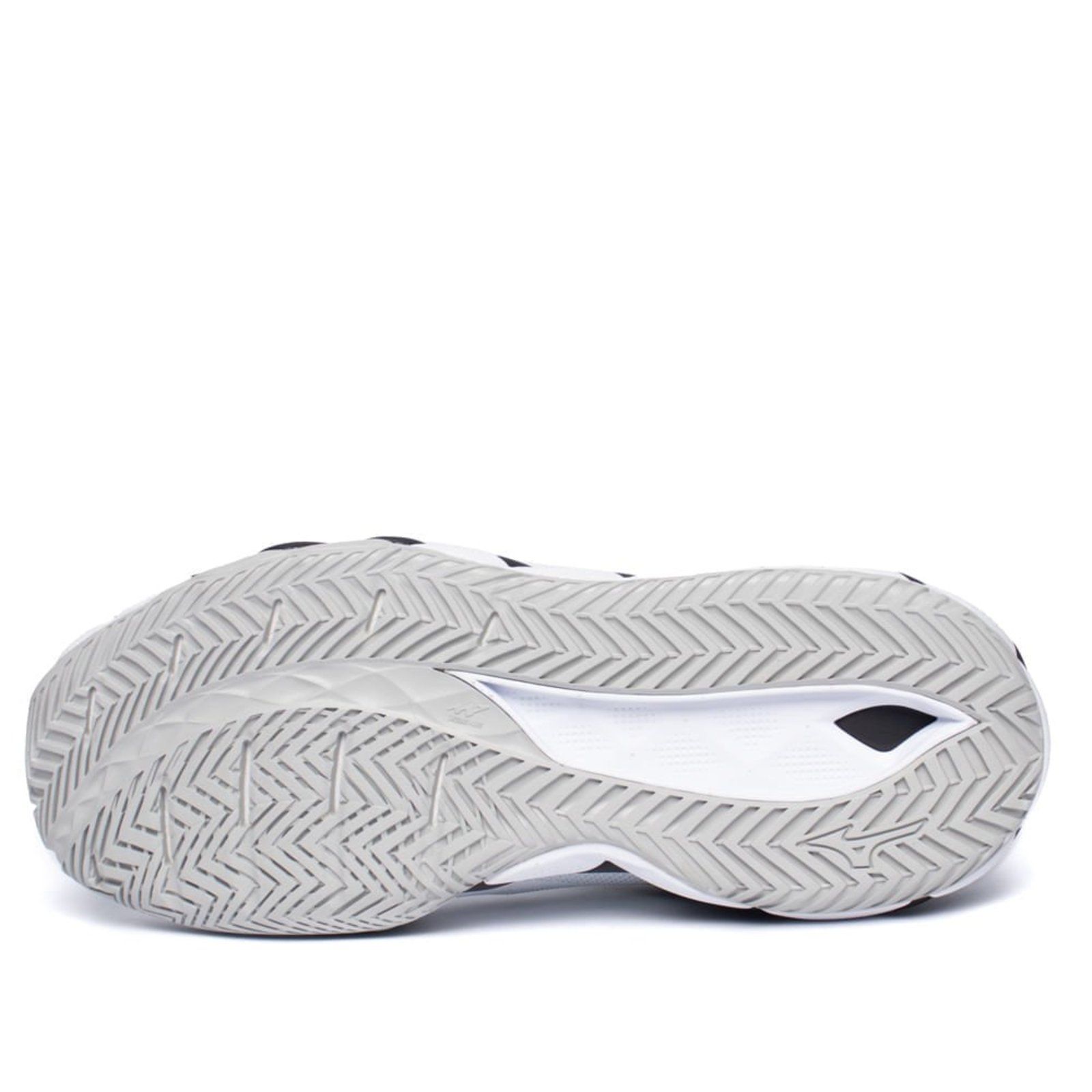 Vista 3 Tênis Masculino Mizuno Wave Enforce Tour 2 Esporte Tênis Preto branco Mizuno branco