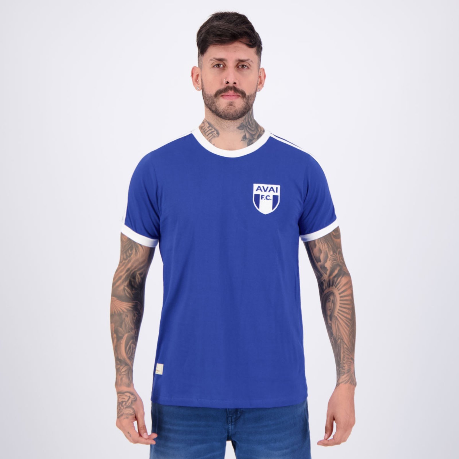 Camisa Avaí Retrô 1970 Azul
