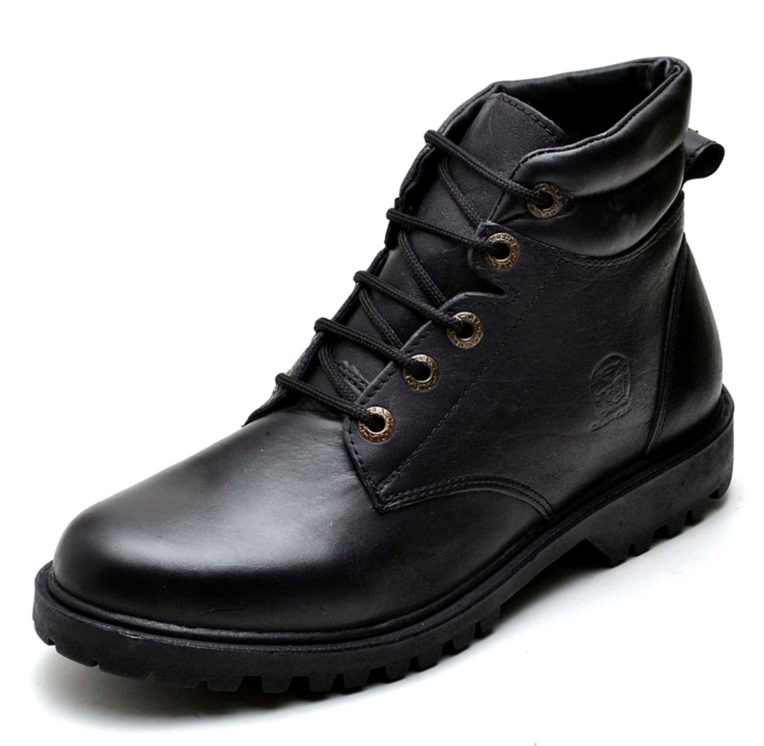 Bota Clube do Sapato de Franca Coturno Strong Preto