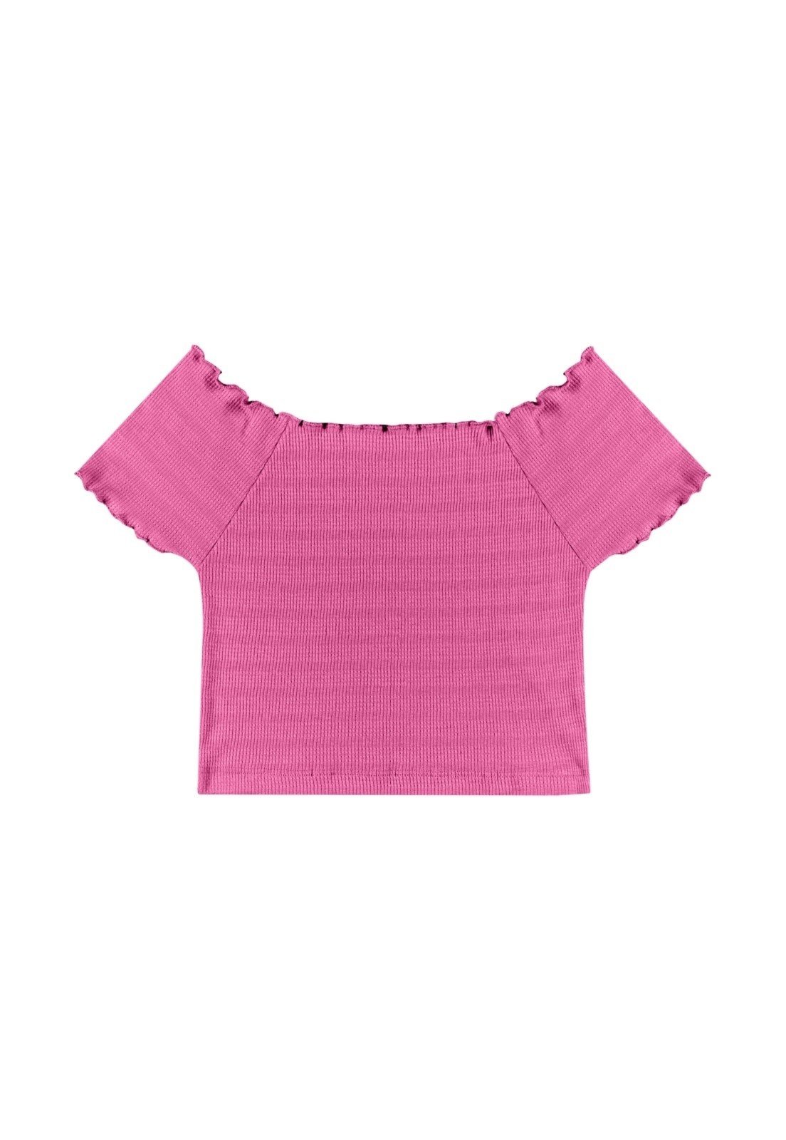 Vista 3 Infantil - Blusa Juvenil para Menina Gloss Rosa Pink pink rosa Gloss pink rosa