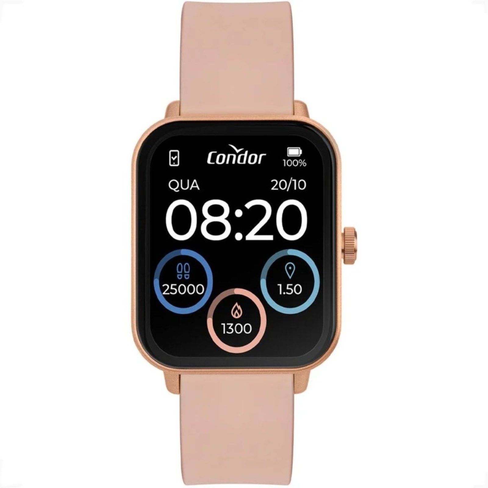 Relógio Condor Smartwatch Digital Rosa