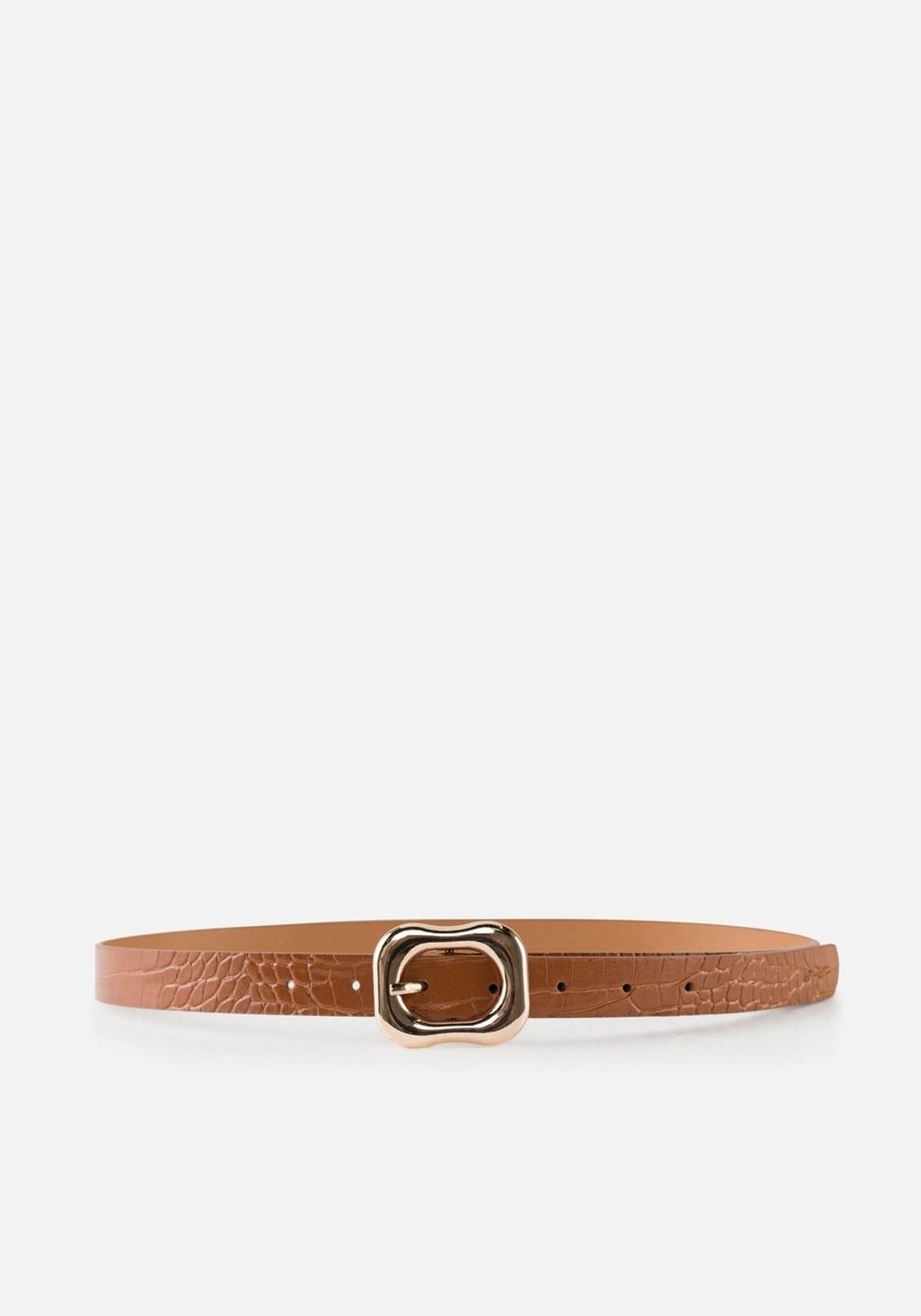 Cinto De Quadril Croco Com Fivela