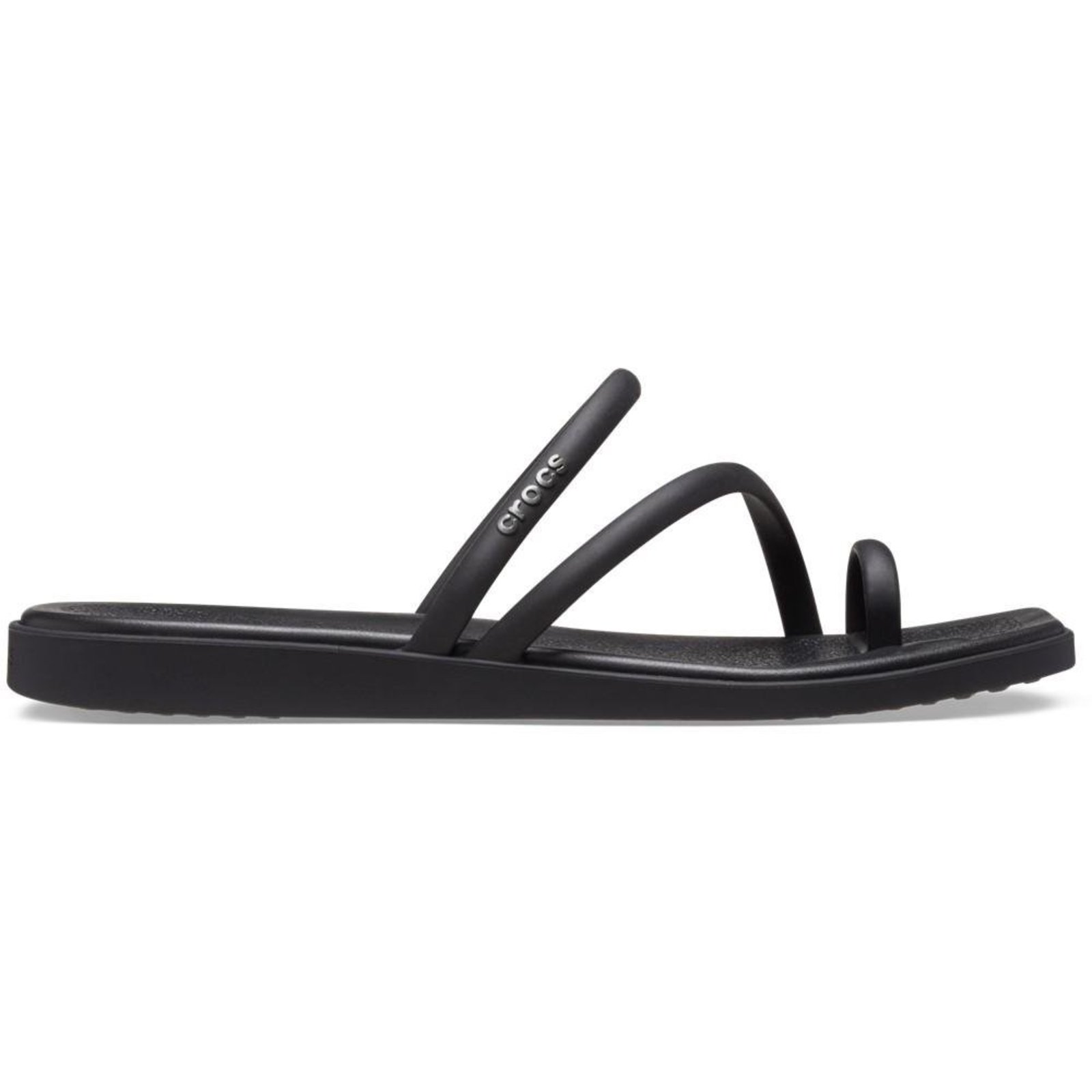 Sandália crocs miami toe loop black Preto