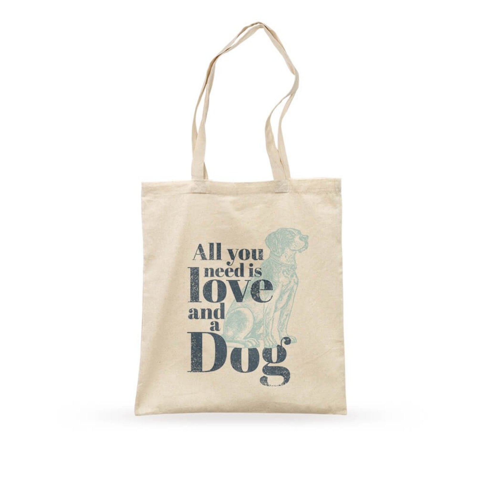Ecobag Love And Dog - Bege - Casual - Studio Geek