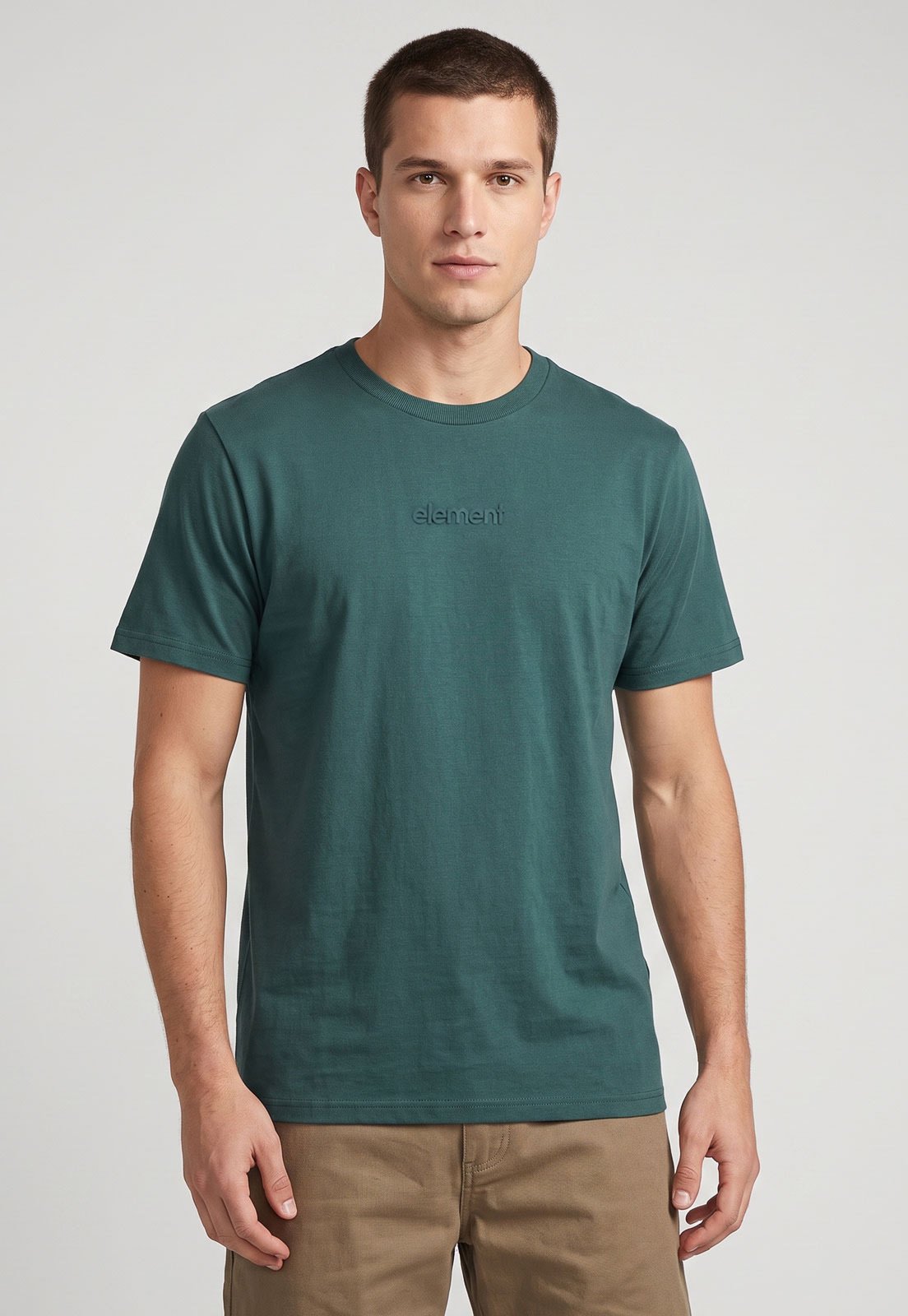 Camiseta Masculina Element Simple Logo Verde