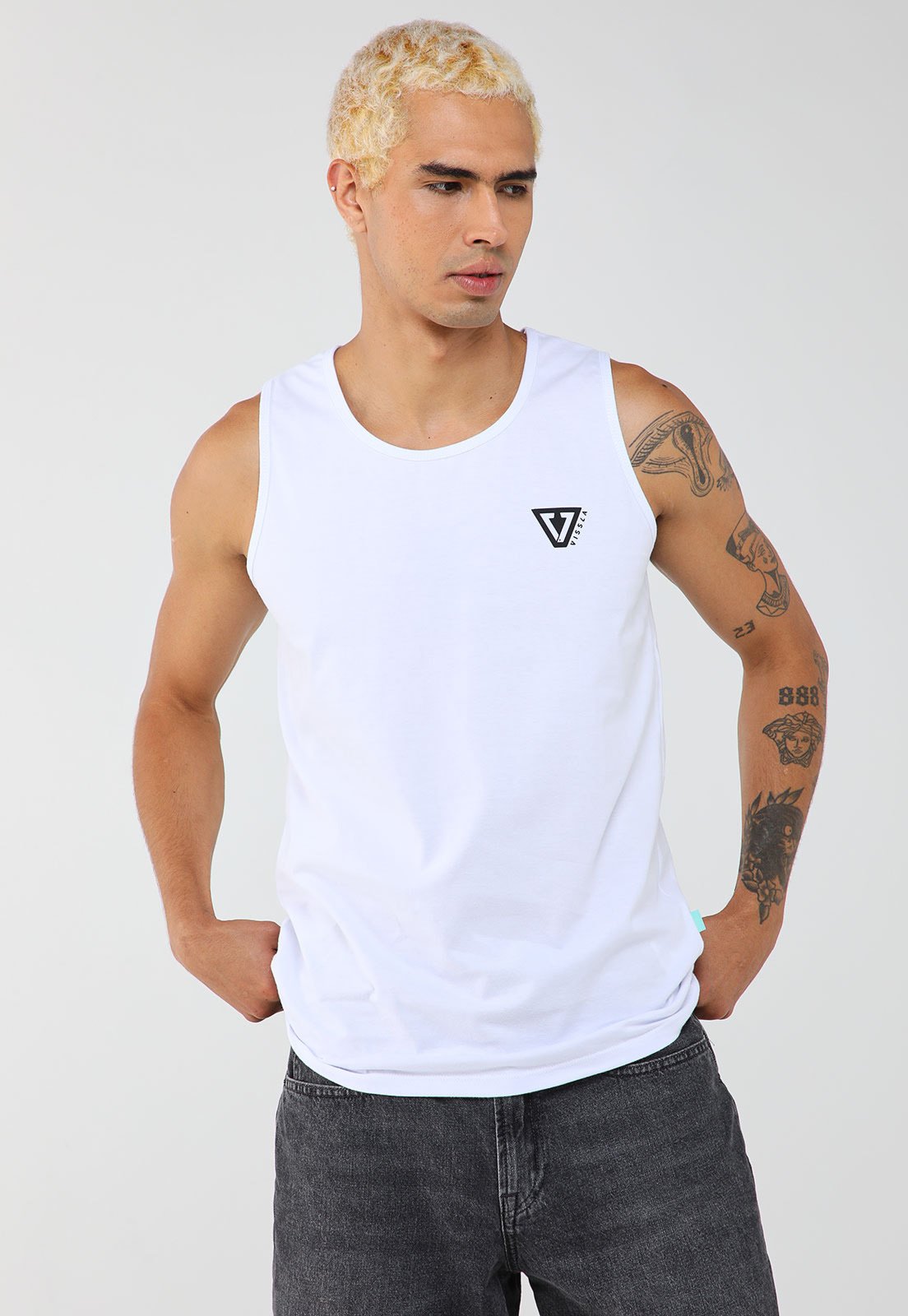 Regata Masculina Vissla Established Branca