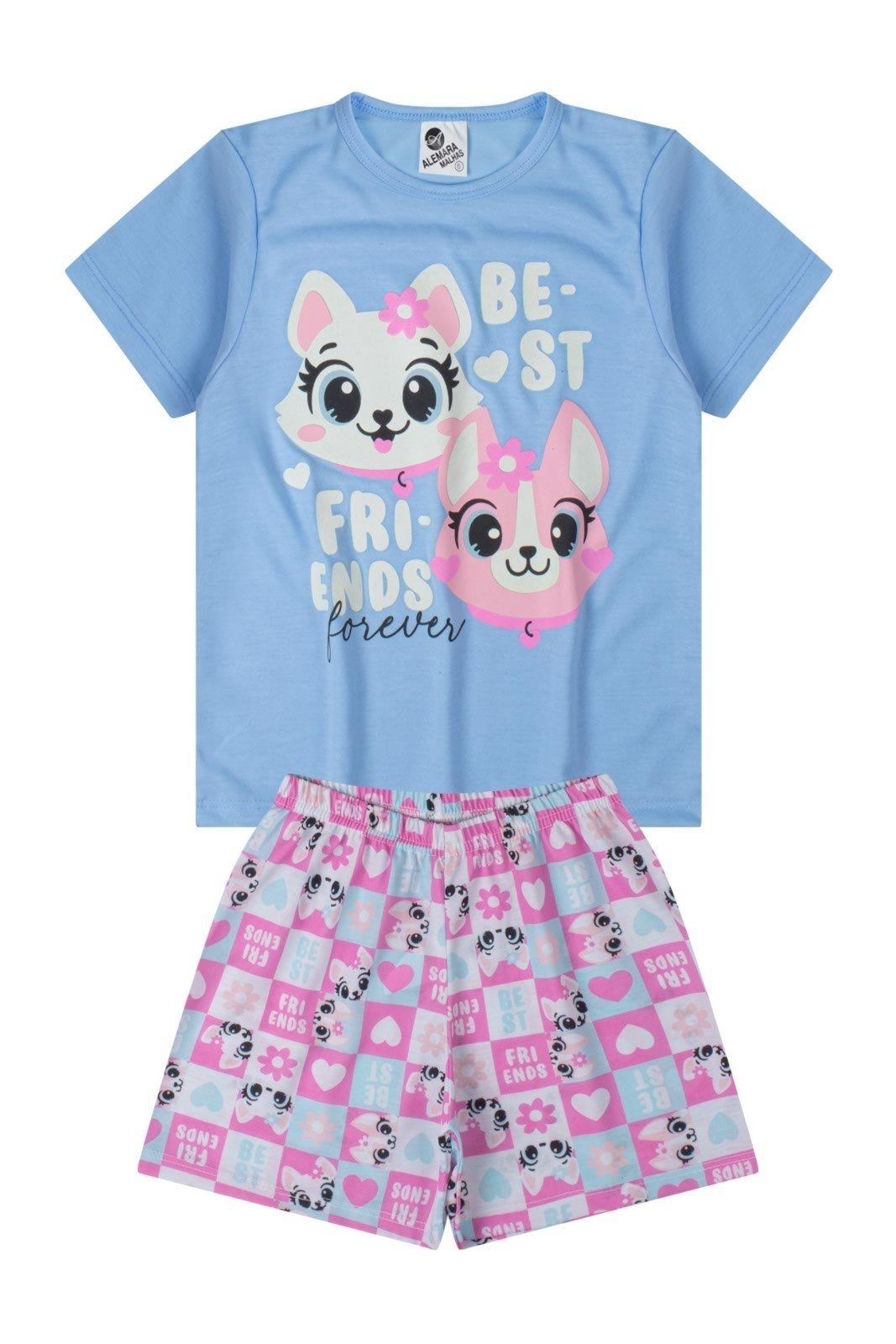 Pijama Menina Azul -Alemara