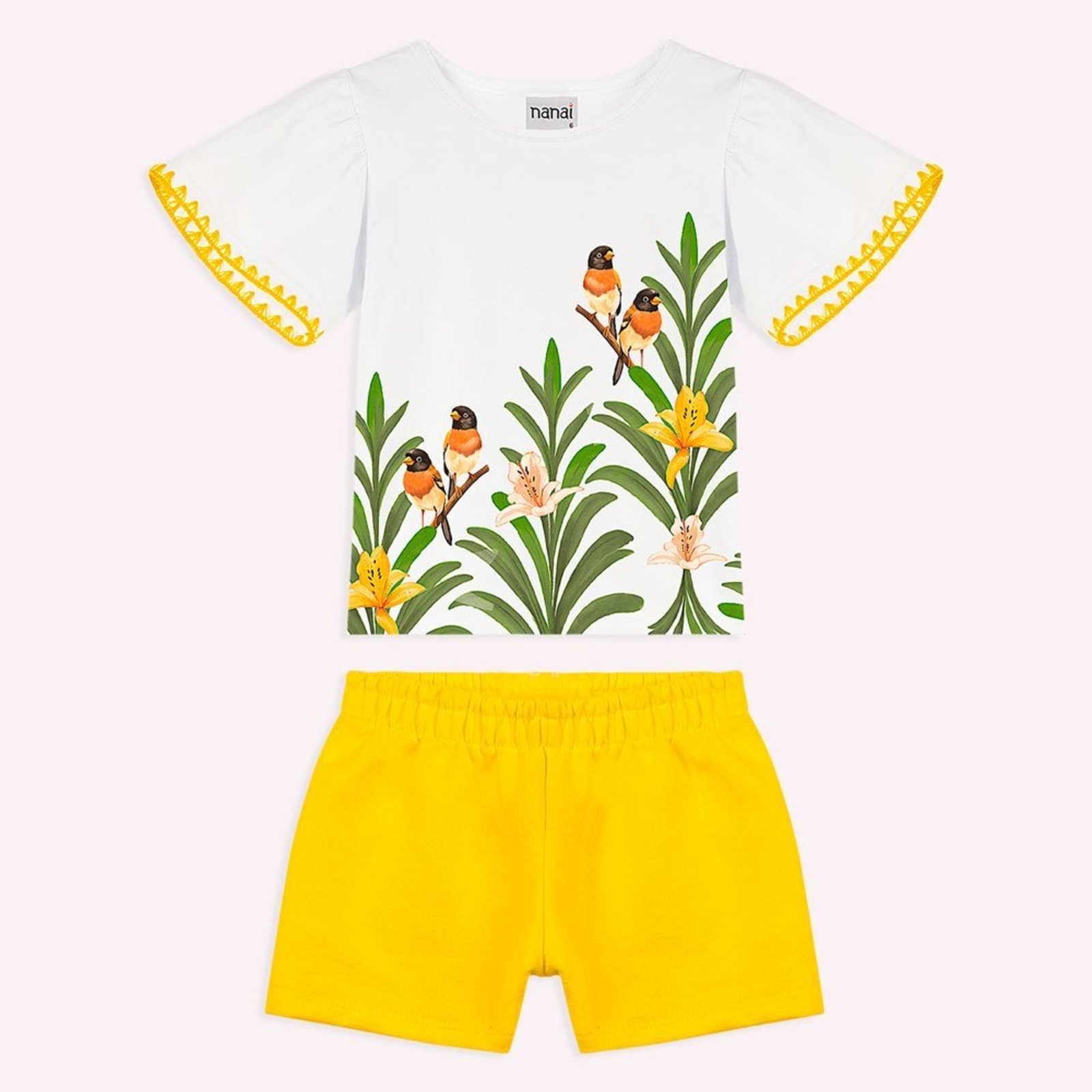 Infantil - Conjunto Menina com Ponto Concha Nanai