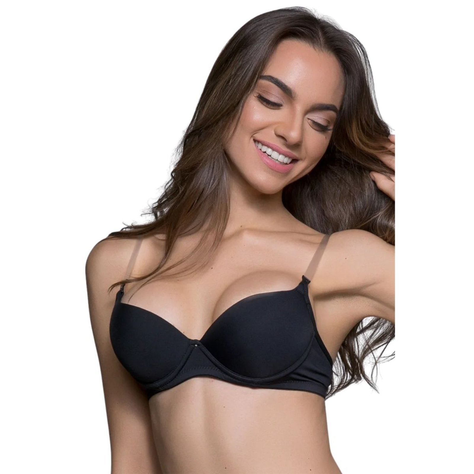 Sutiã Bojo Push-Up Alças Trocáveis Silicone Bruvi