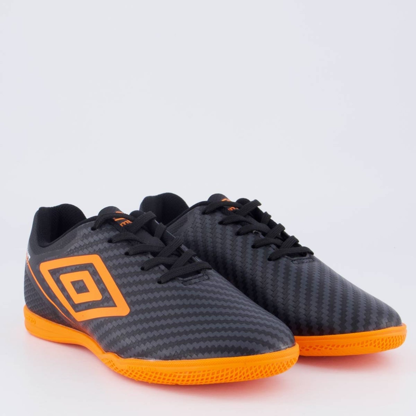 Vista 3 Chuteira Umbro Adamant Top Speed Futsal Juvenil Preta preto Umbro preto