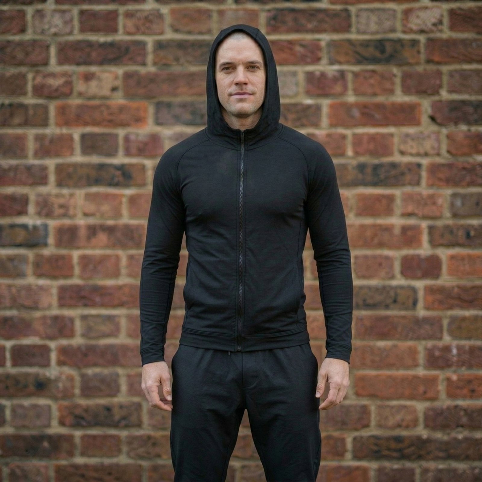 Blusa com Capuz laranja