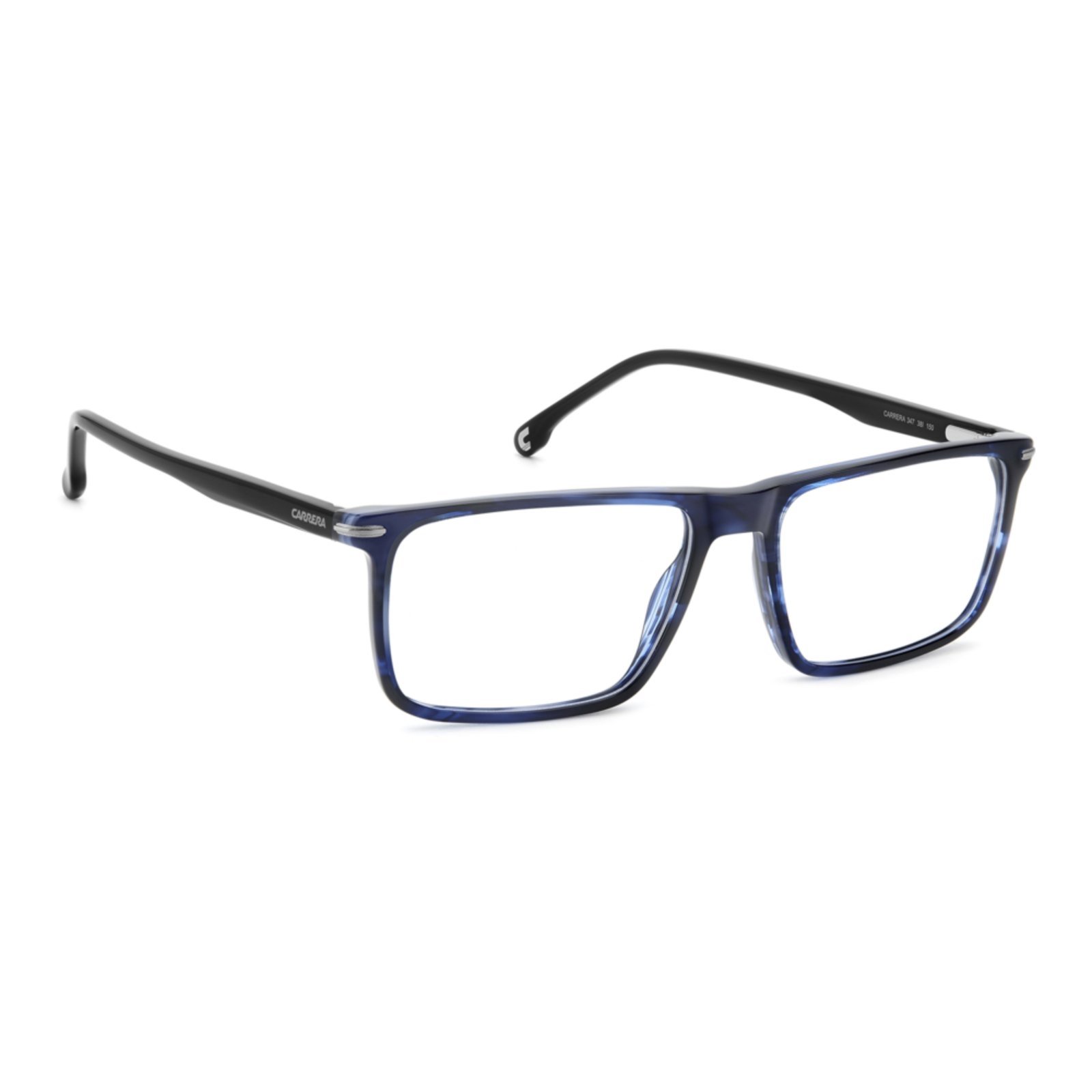 Vista 3 Armação de Óculos Carrera 347 38I Horn azul Carrera azul
