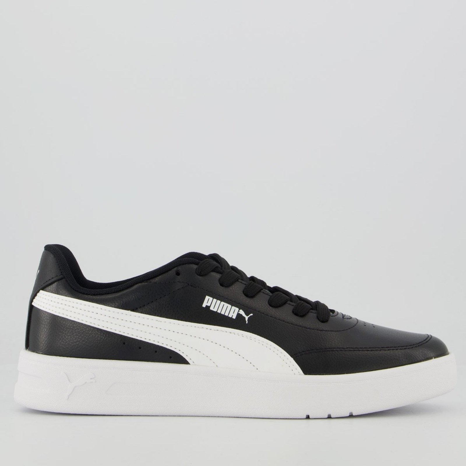 Tênis Puma Court Classic Clean BDP Preto e Branco