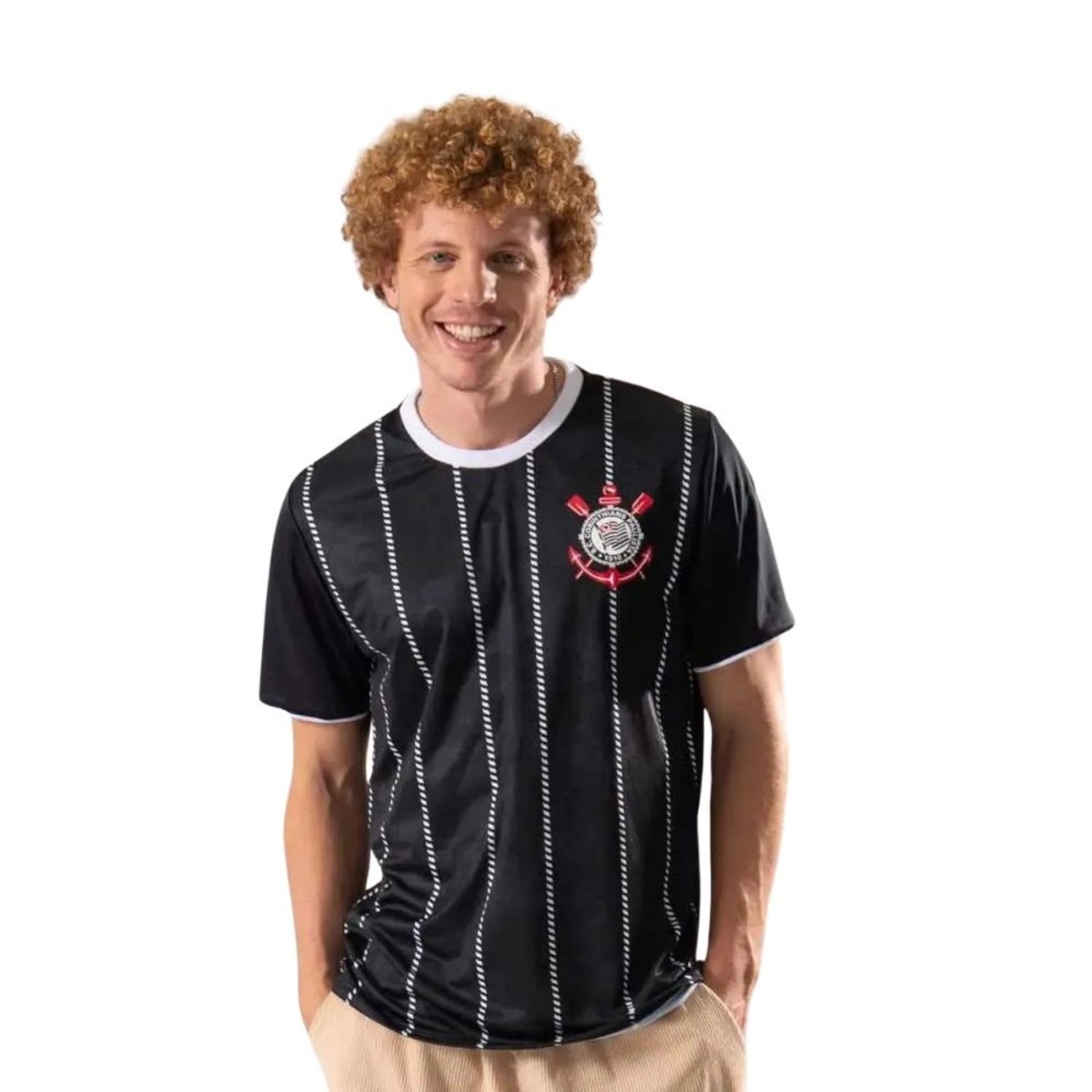 Camiseta Braziline Corinthians Corinto Masculina
