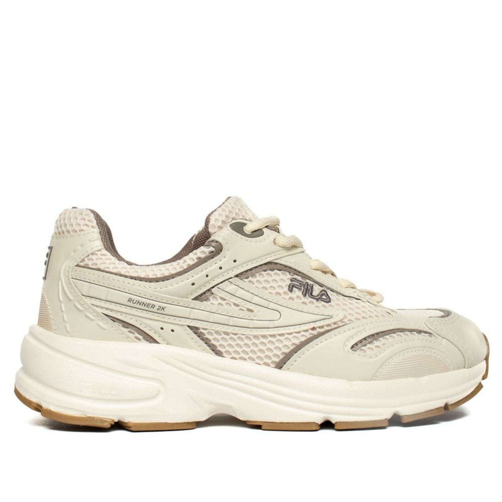 Tênis Feminino Fila Runner 2k Corrida Super Action Bege
