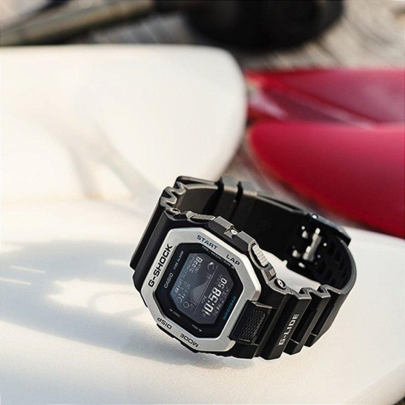 Vista 3 Relógio G-Shock GBX-100-1DR preto G-SHOCK preto