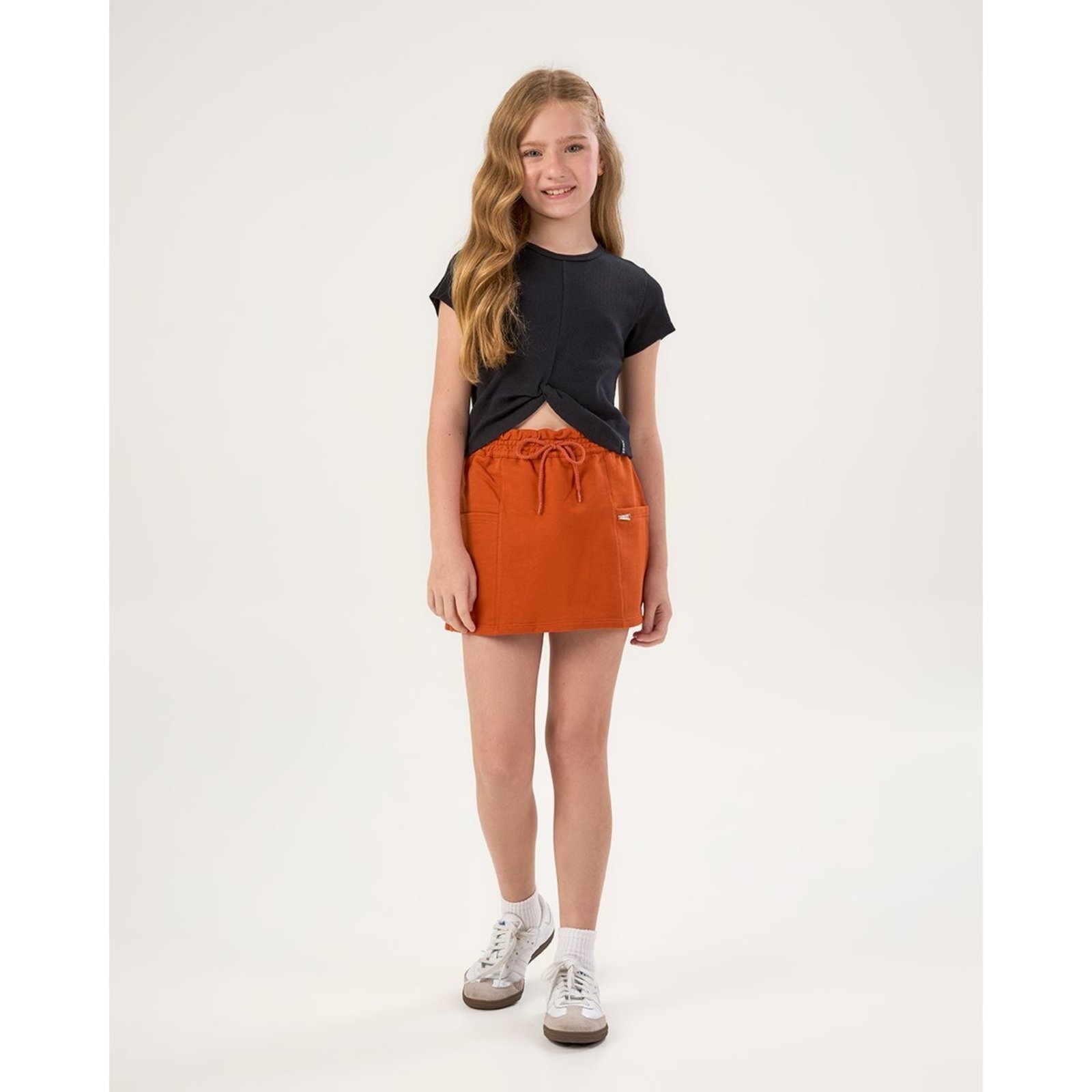Infantil - Short Saia Menina Moletinho