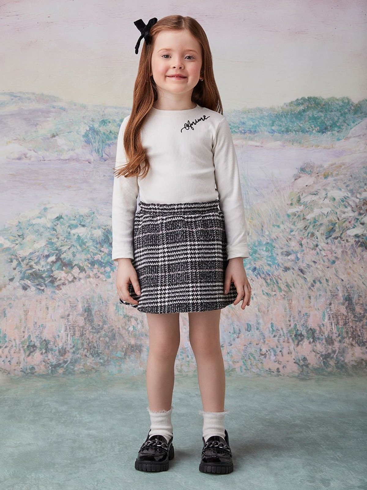 Infantil - Conjunto Tweed Xadrez