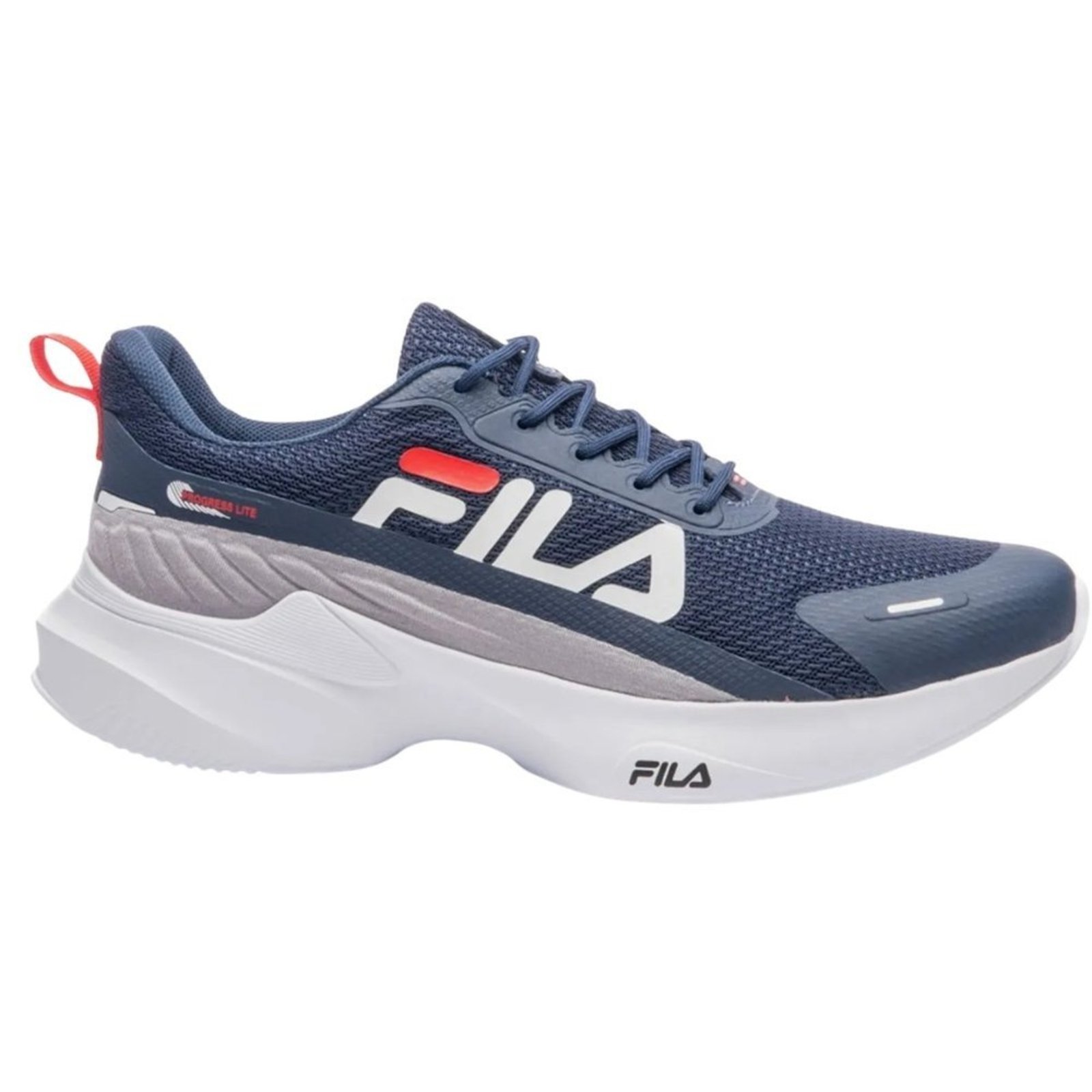 Tênis Fila Progress Lite Masculino Fila Azul Marinho